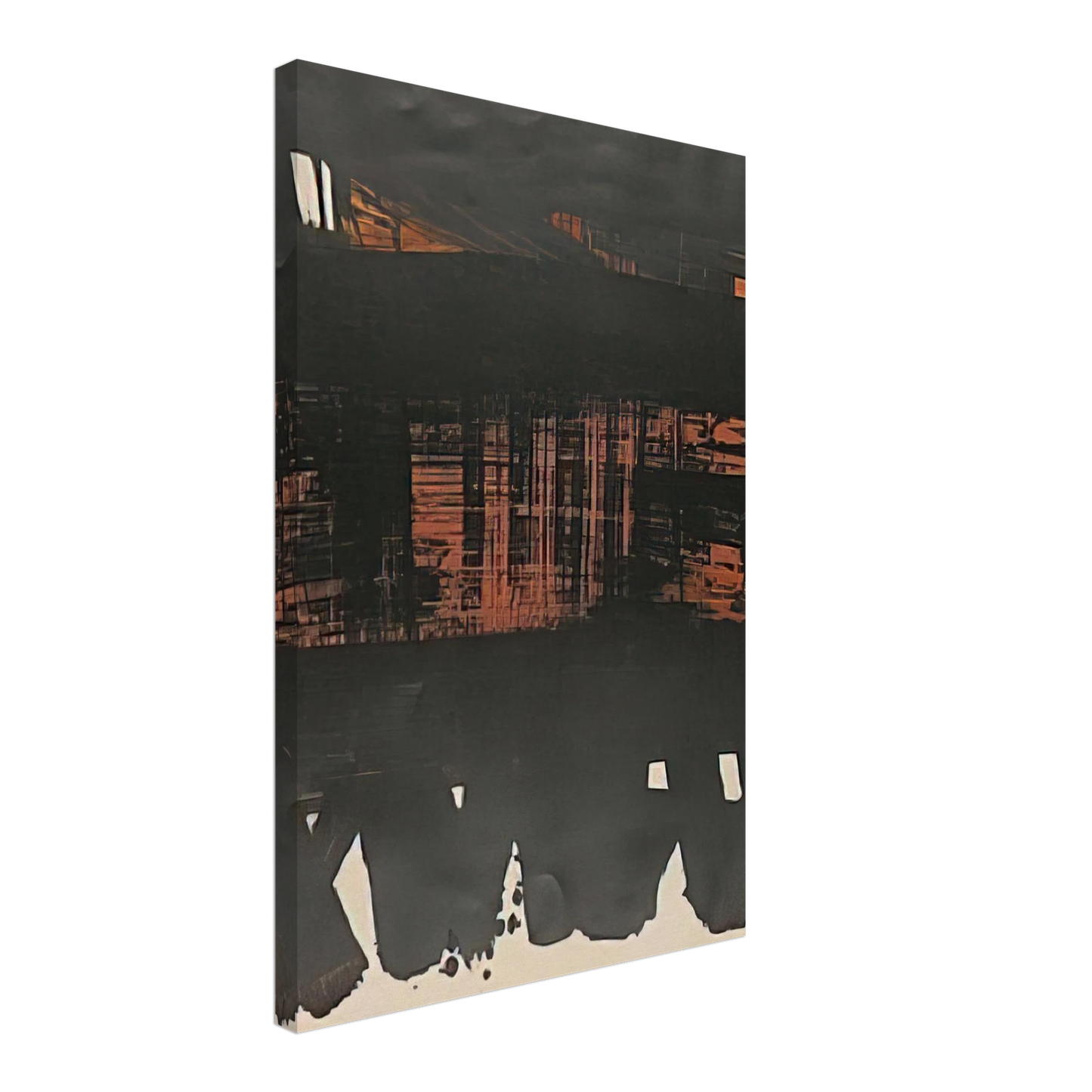 Pierre Soulages - Lithographie No. 22 - 1969 Canvas - 70x100 cm / 28x40 inches-canvas