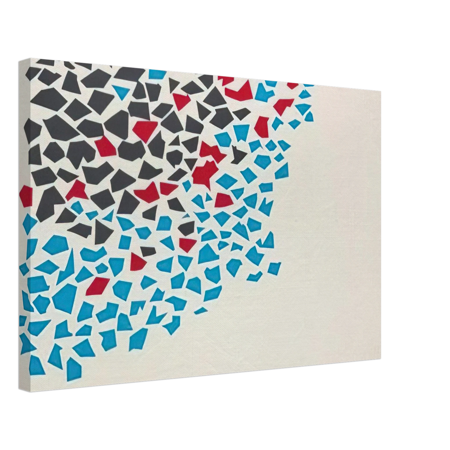 Robert Goodnough - Abstract Composition - 1980 Canvas - 40x60 cm / 16x24 inches-canvas