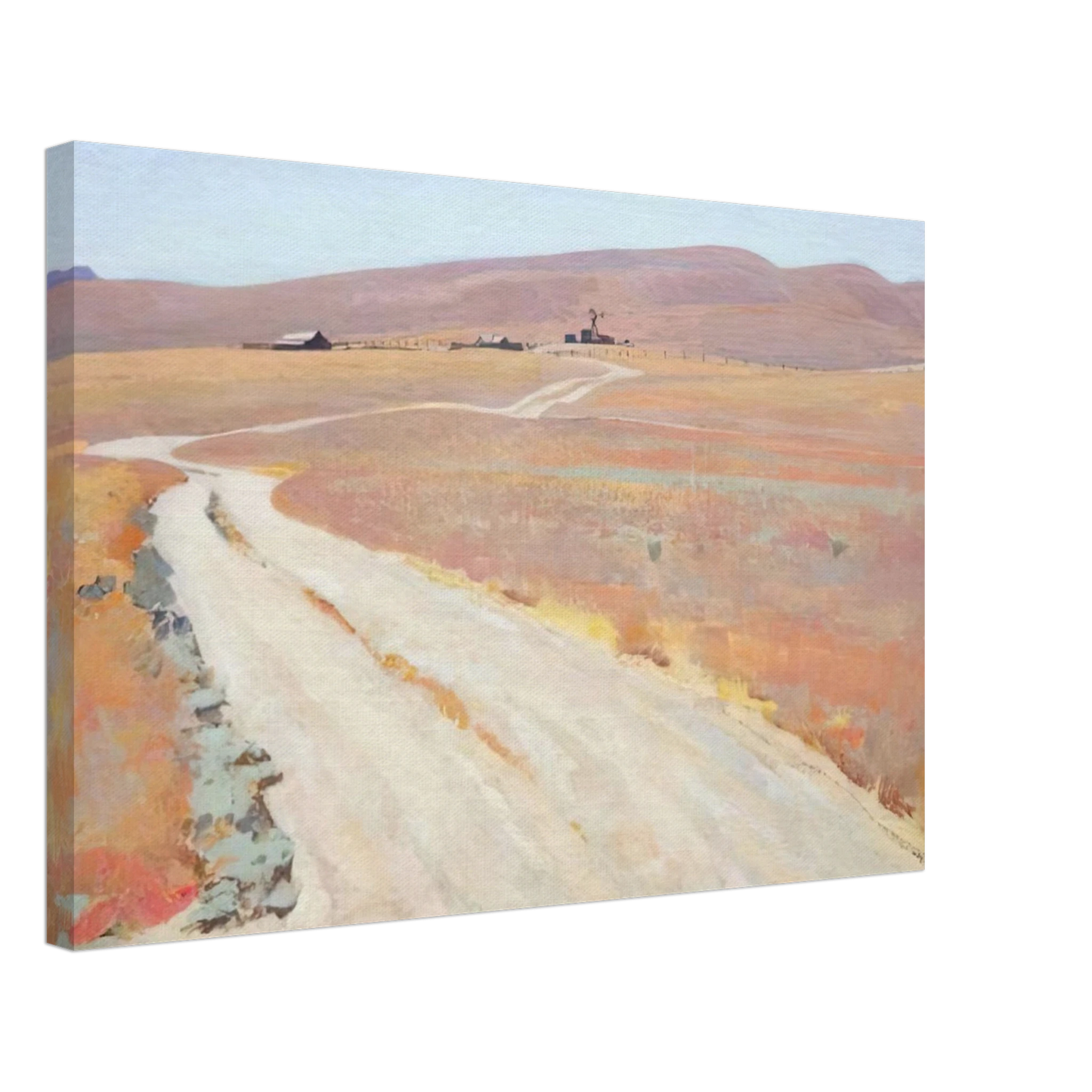 Maynard Dixon - ABANDONED RANCH 1935 Canvas - 40x60 cm / 16x24 inches-canvas