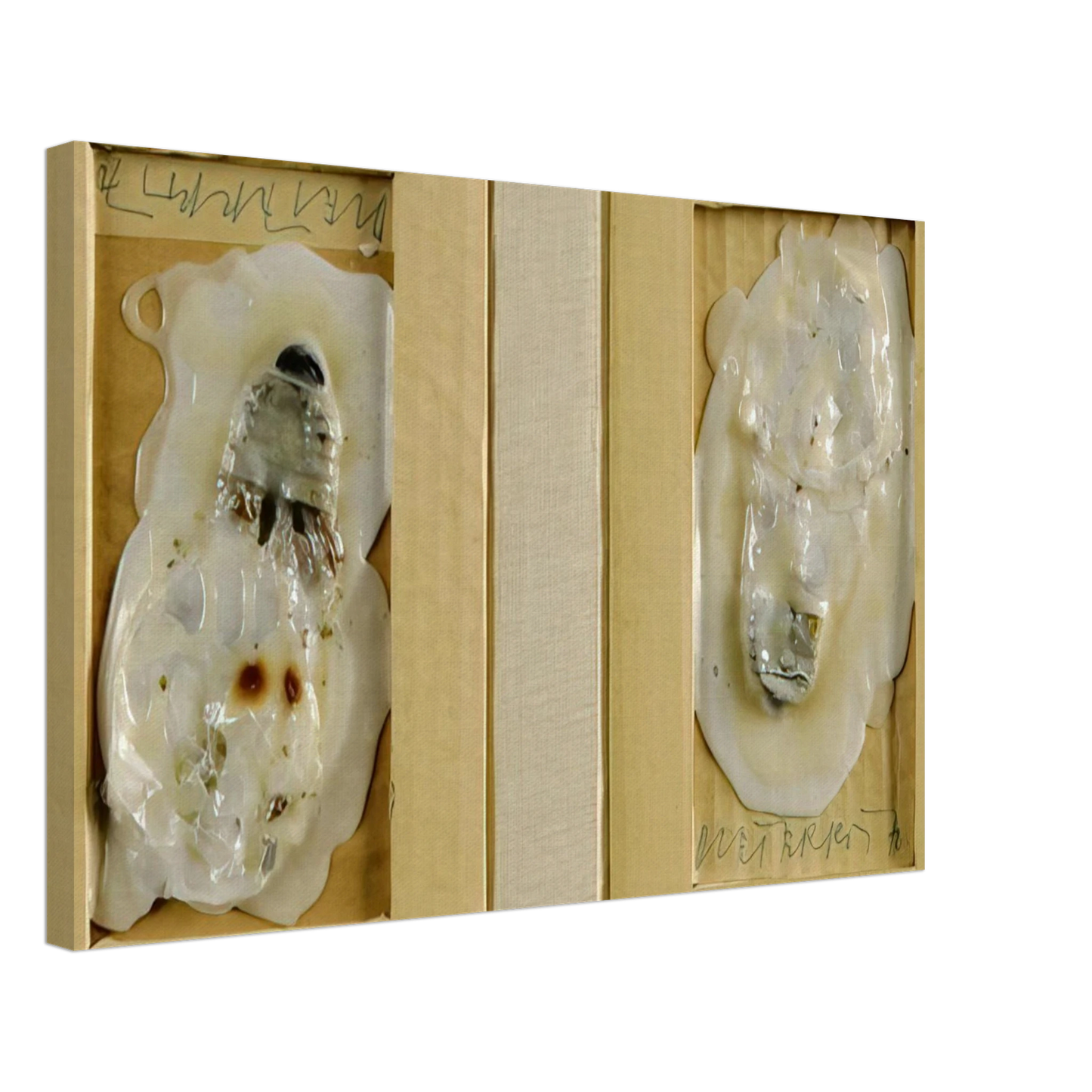 Dieter Roth - Snow - 1970 Canvas - 40x60 cm / 16x24 inches-canvas