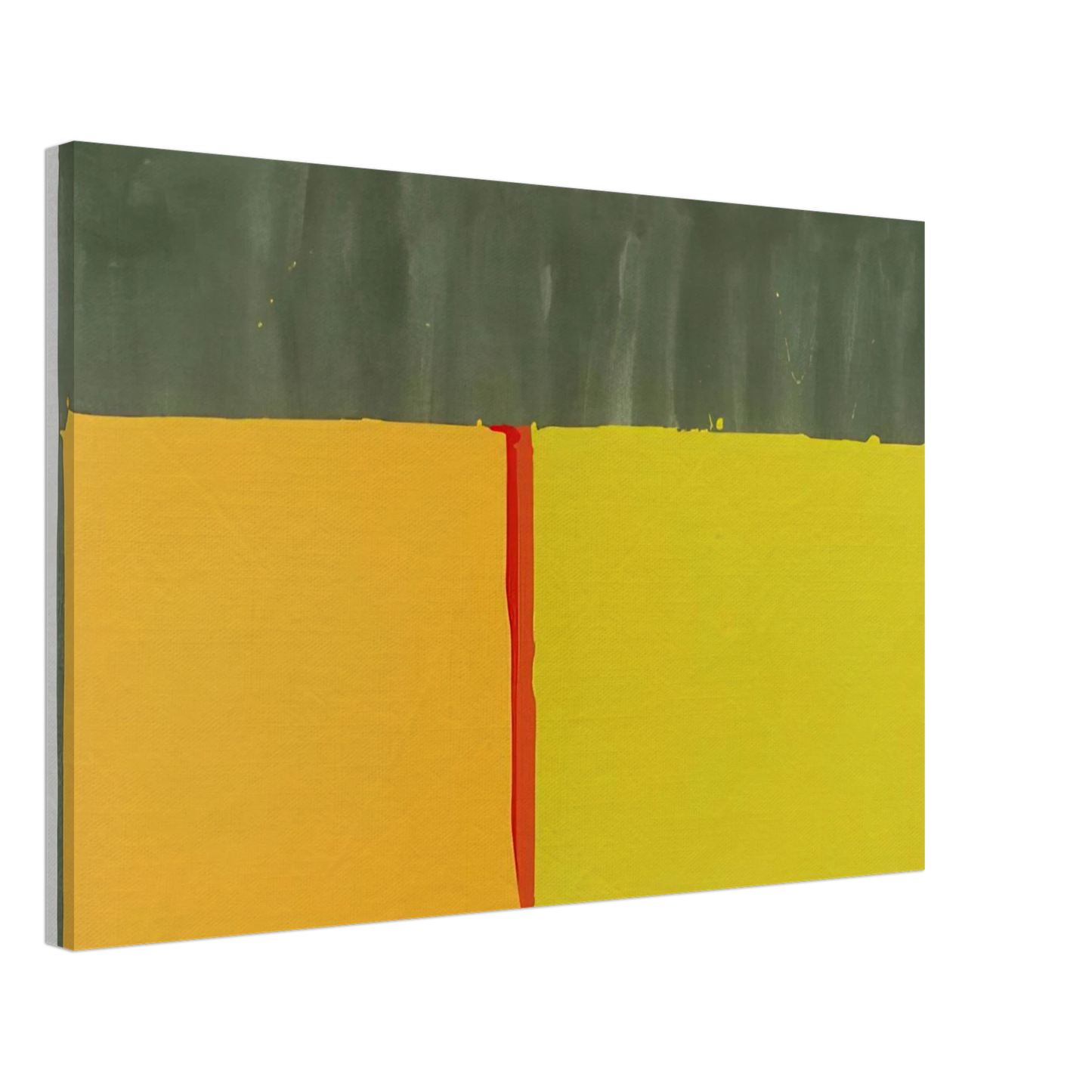 John Hoyland - Yellows - 1969 Canvas - 70x100 cm / 28x40 inches-canvas