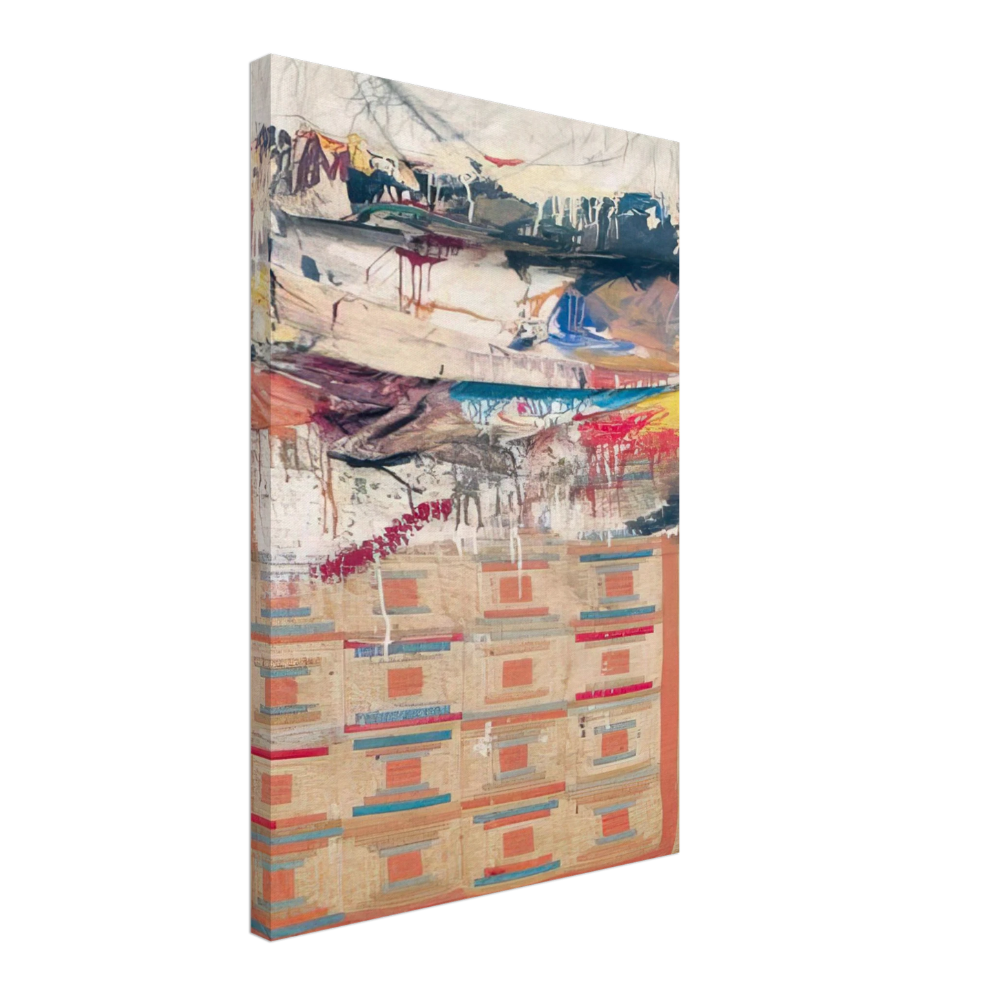 Robert Rauschenberg - BED Canvas - 40x60 cm / 16x24 inches-canvas