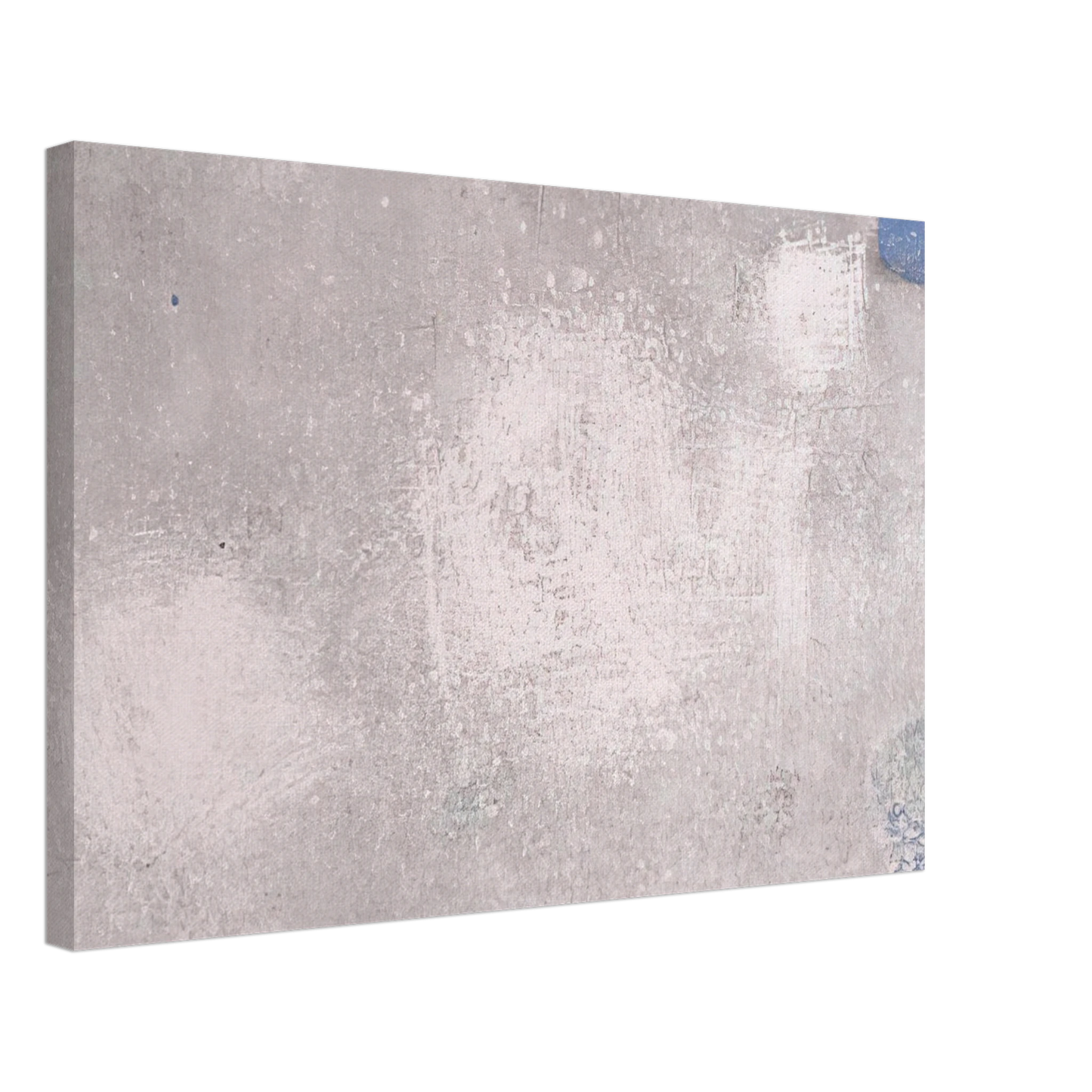 Luis Feito - ABSTRACTO EN GRISES Y AZULES 1956 Canvas - 40x60 cm / 16x24 inches-canvas