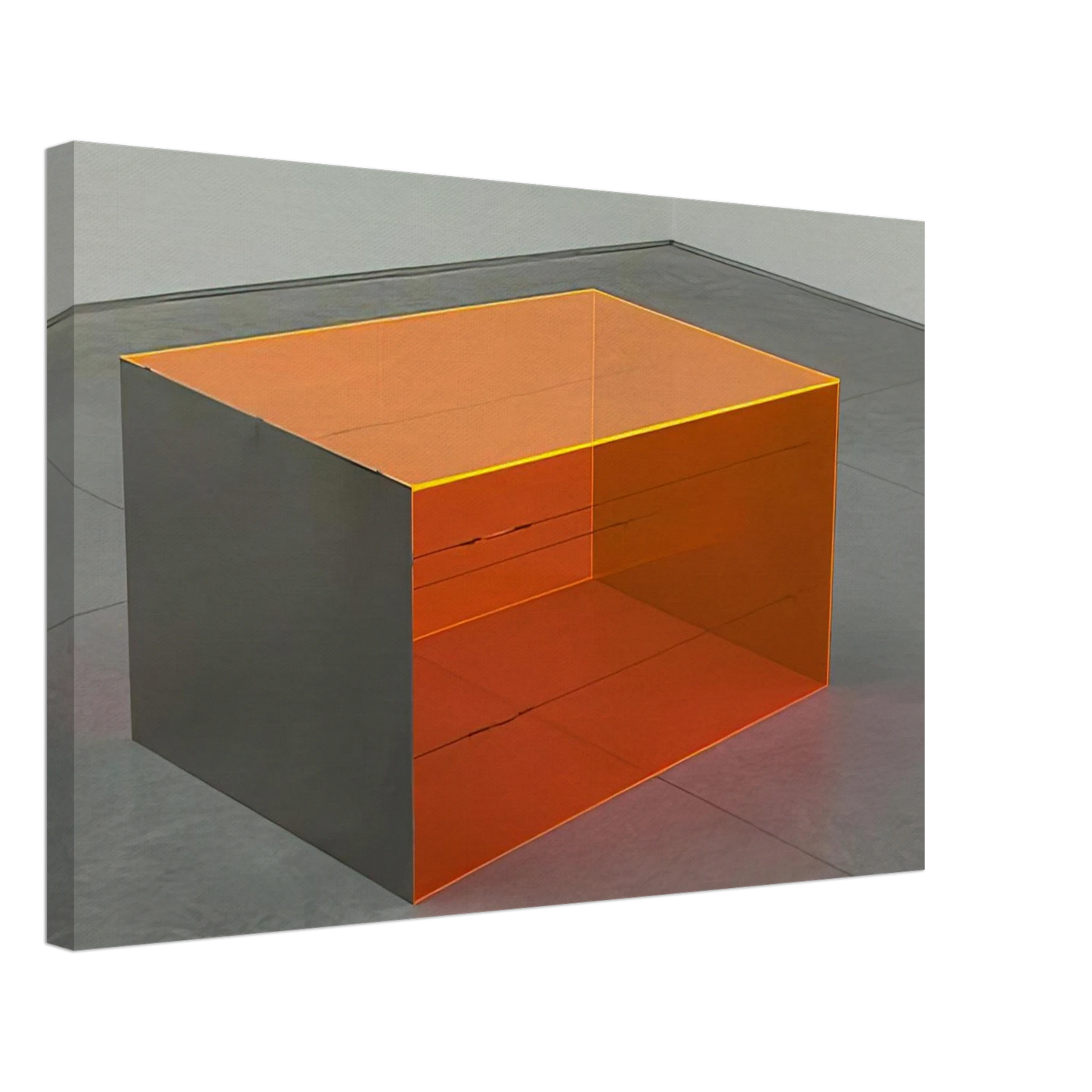 Donald Judd - Untitled - 1965 Canvas - 40x60 cm / 16x24 inches-canvas