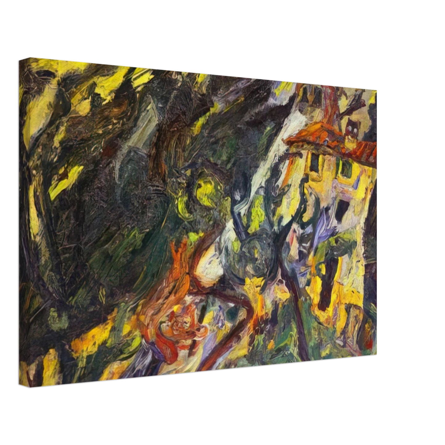 Chaim Soutine - GORGE DE LOUP SUR VENCE Canvas - 40x60 cm / 16x24 inches-canvas