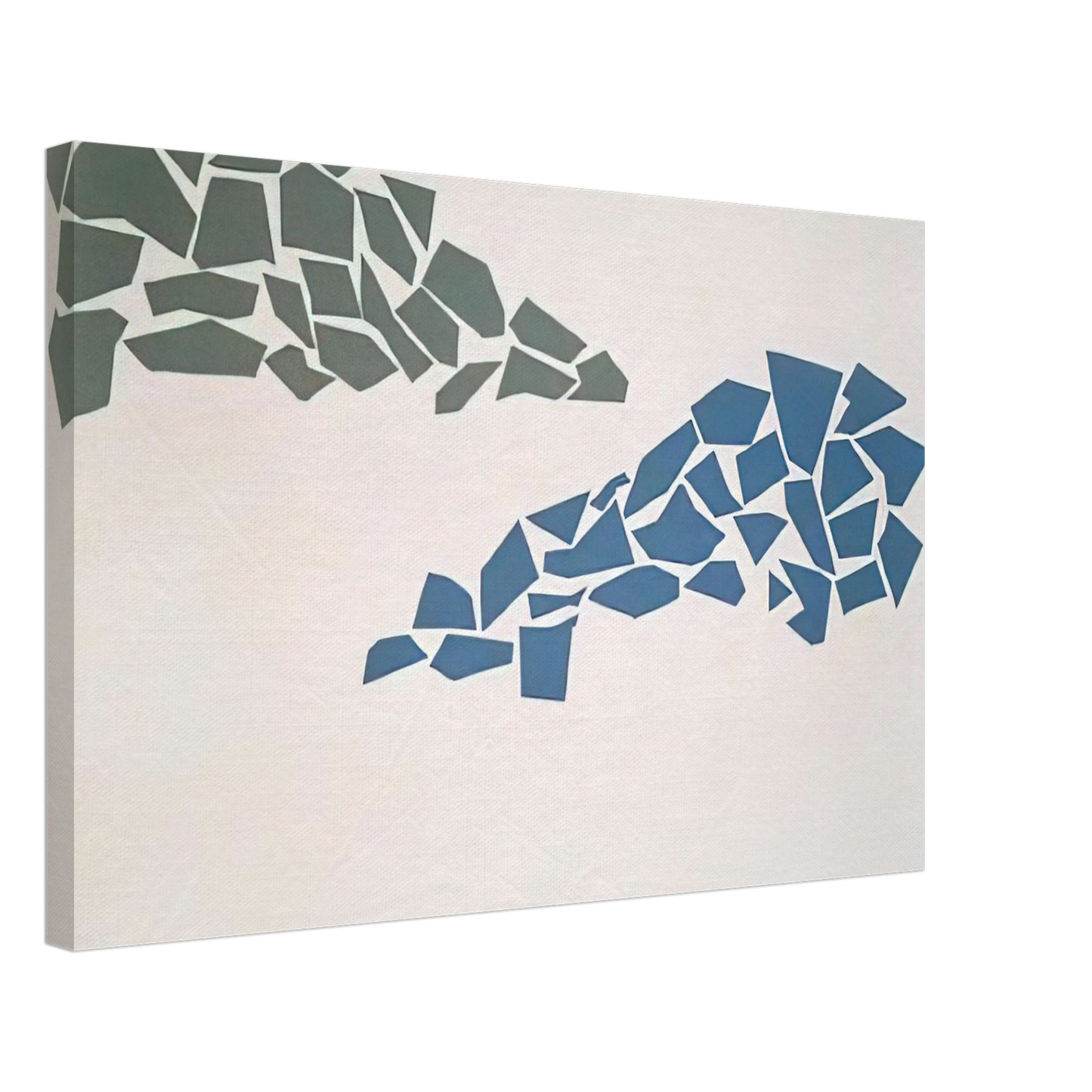 Robert Goodnough - Blue and Green - 1968 Canvas - 70x100 cm / 28x40 inches-canvas