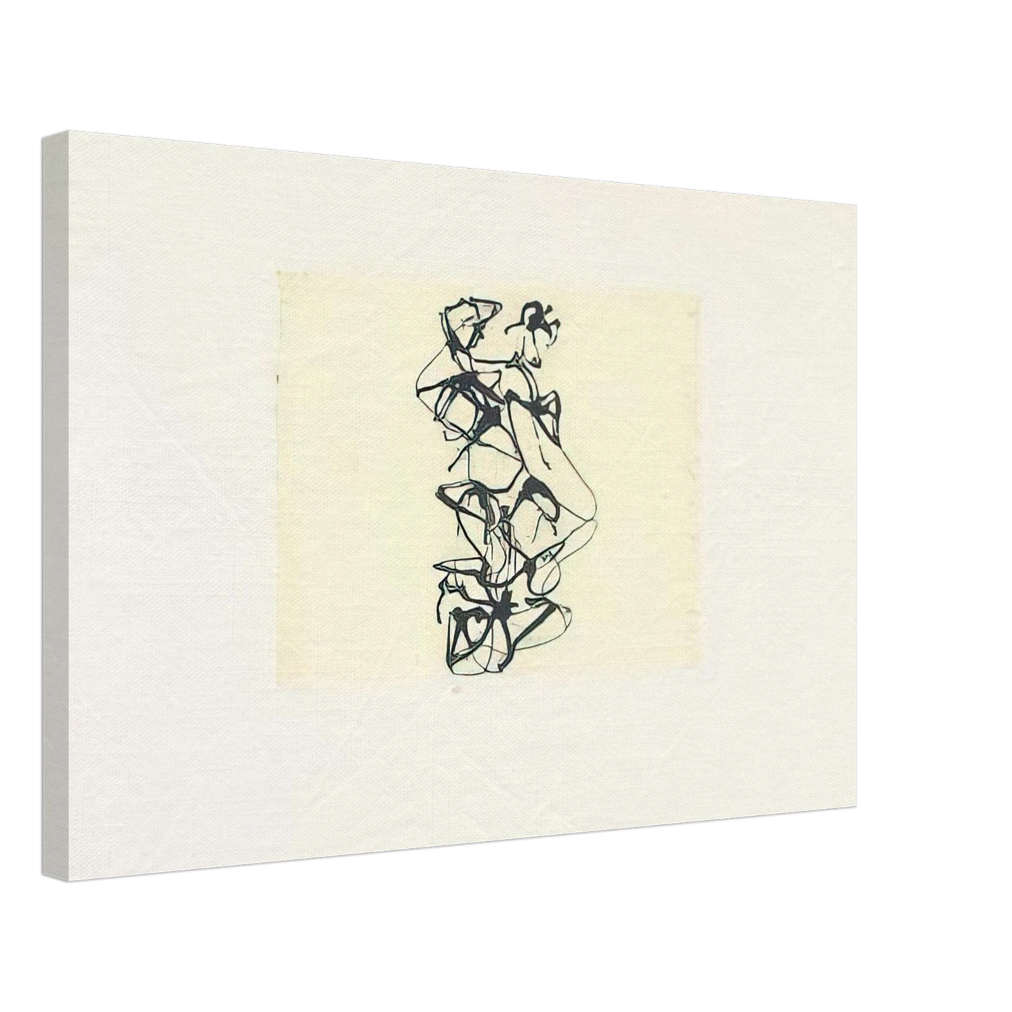 Brice Marden - Cyprian Evocation - 1992 Canvas - 40x60 cm / 16x24 inches-canvas