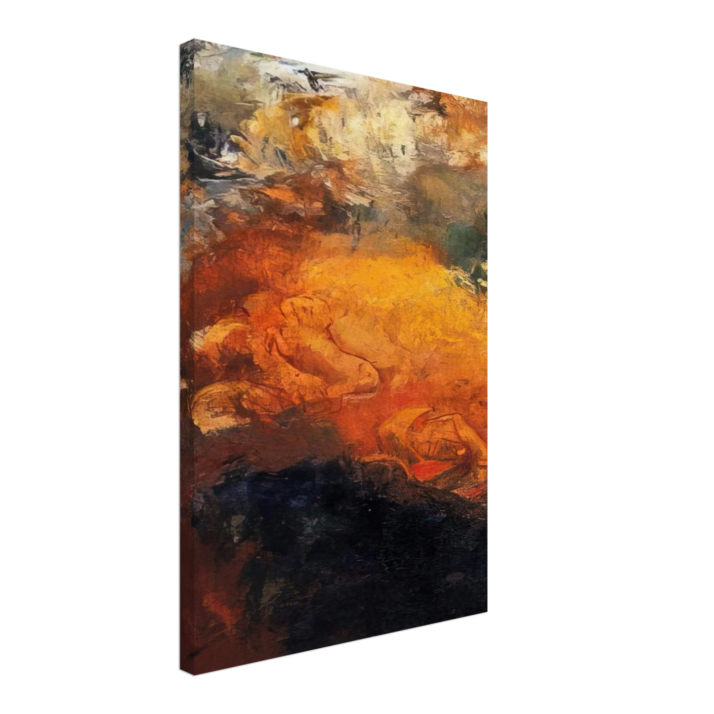 Odilon Redon - APOLLO S CHARIOT Canvas - 40x60 cm / 16x24 inches-canvas