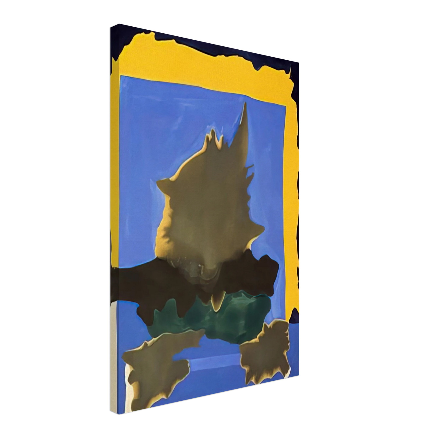 Helen Frankenthaler - Interior Landscape - 1964 Canvas - 40x60 cm / 16x24 inches-canvas