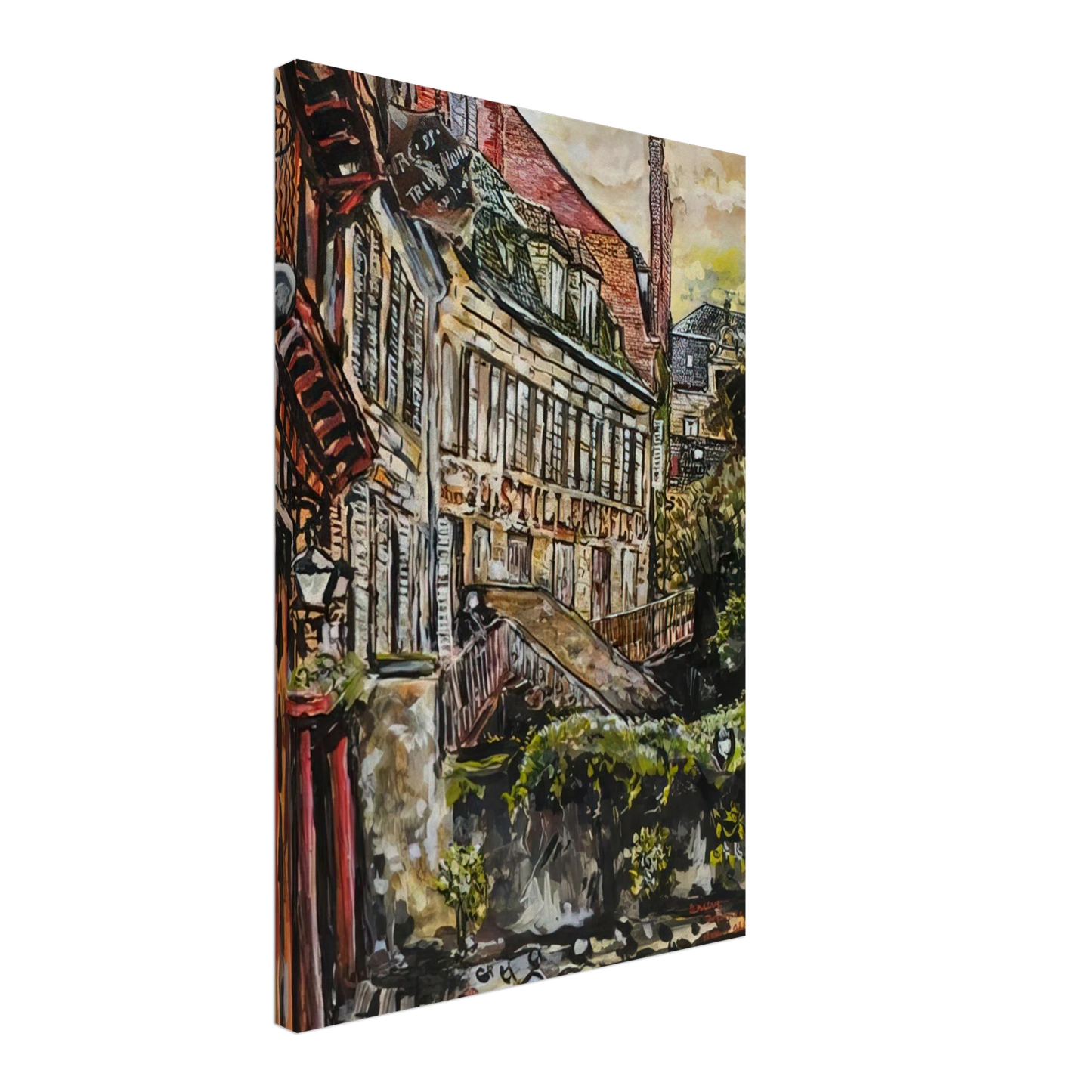 Ivan Albright - BRIEVE 1960 Canvas - 70x100 cm / 28x40 inches-canvas