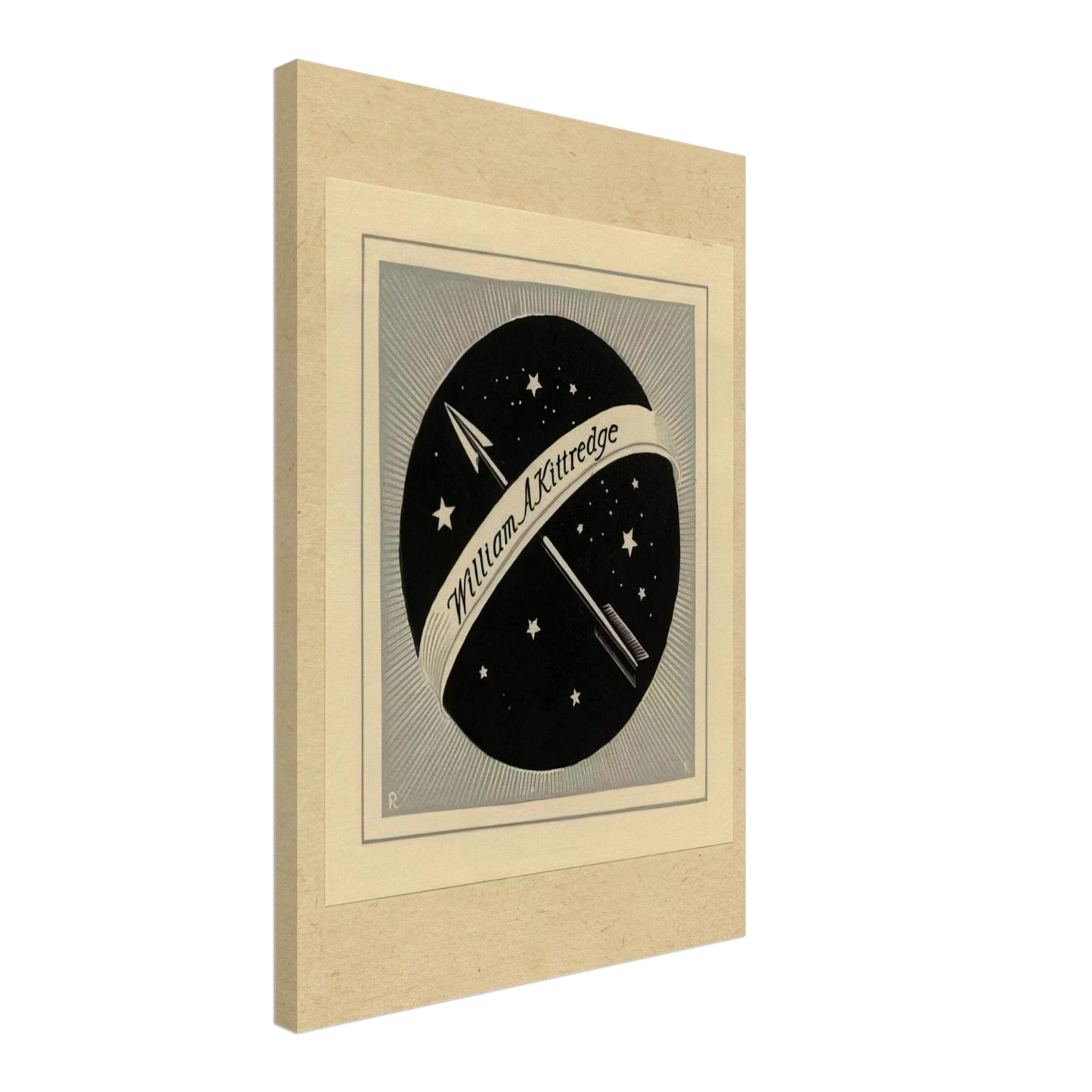 Rockwell Kent - Illustration to William A. Kittredge Canvas - 40x60 cm / 16x24 inches-canvas