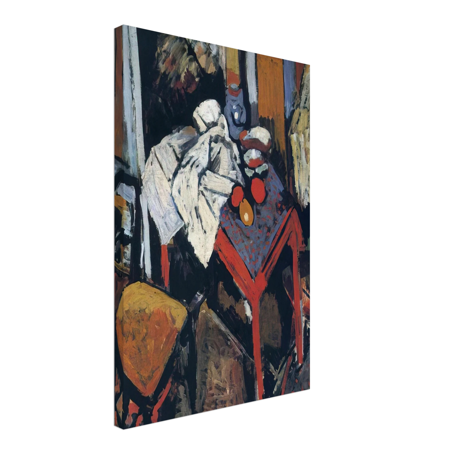 Andre Derain - STILL LIFE ON THE RED TABLE 1904 Canvas - 40x60 cm / 16x24 inches-canvas