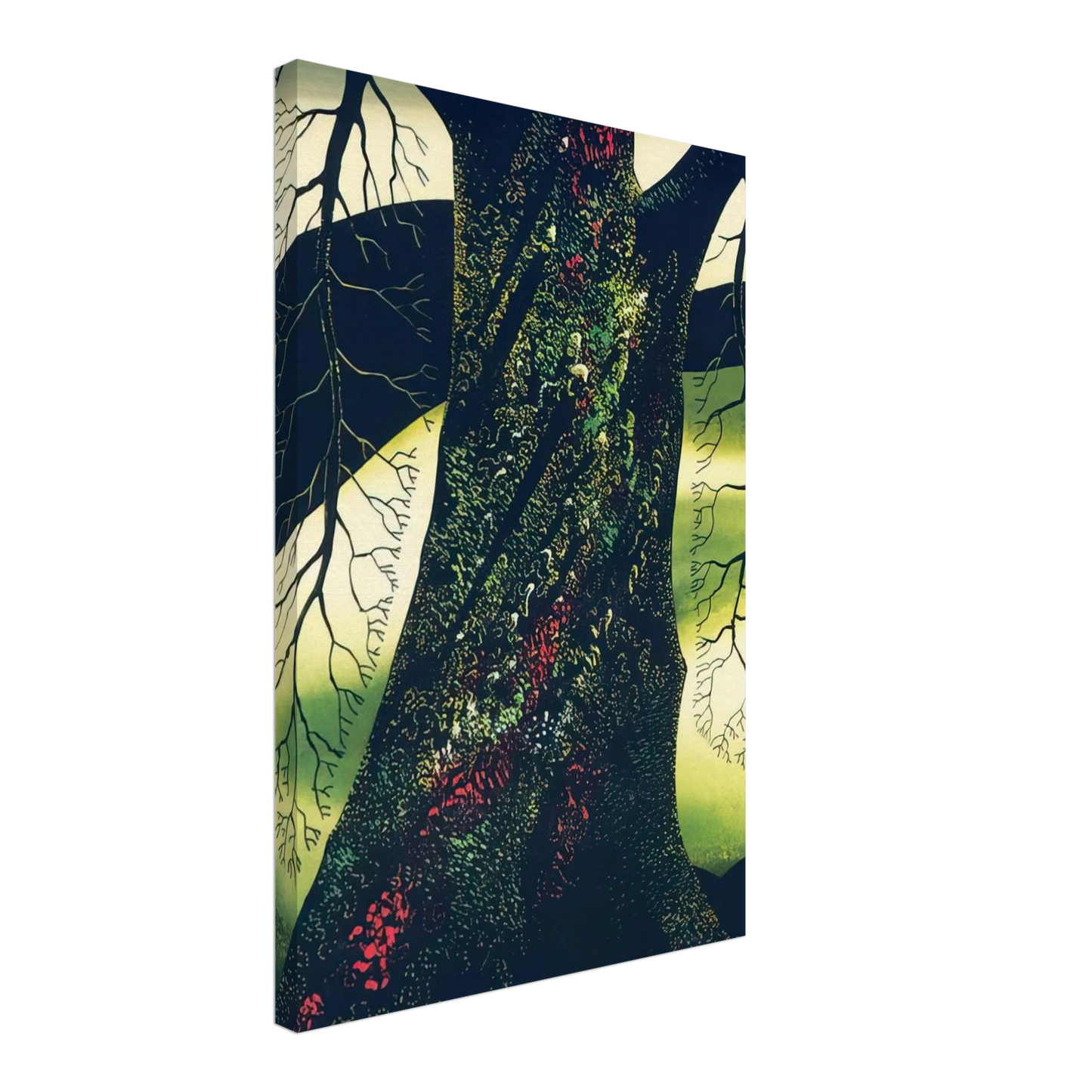 Eyvind Earle - Oak Tree Canvas - 70x100 cm / 28x40 inches-canvas