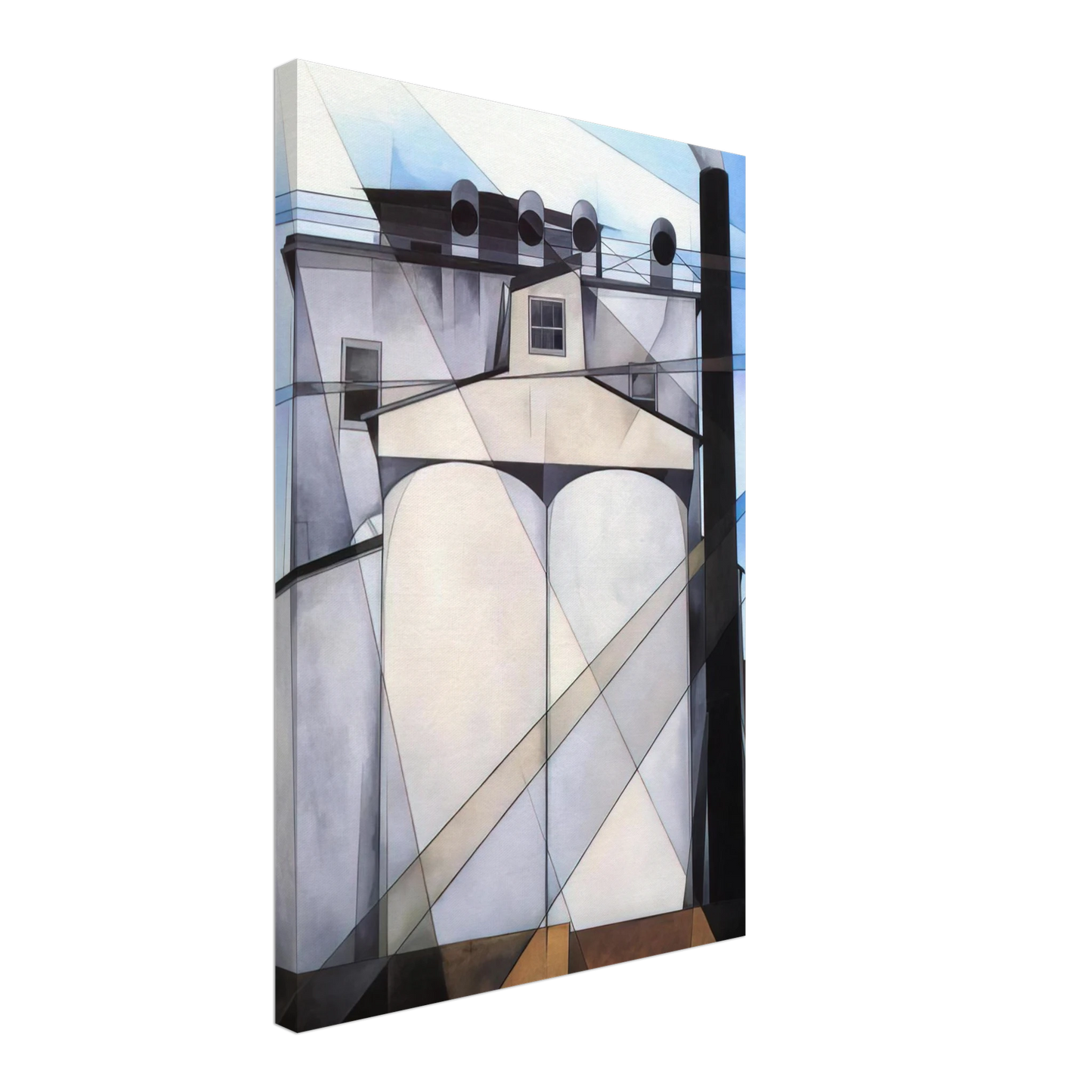 Charles Demuth - My Egypt - 1927 Canvas - 40x60 cm / 16x24 inches-canvas