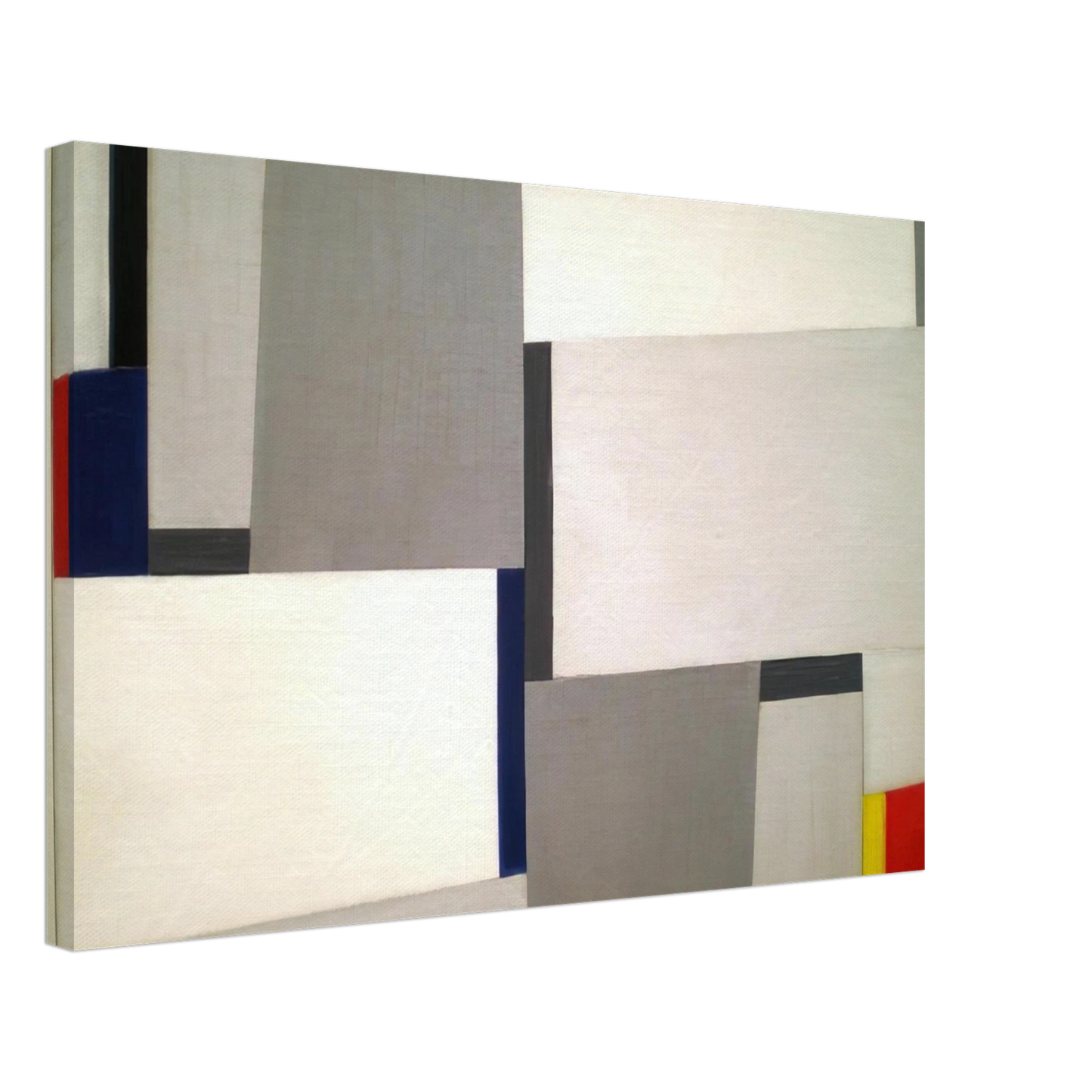 Fritz Glarner - Relational Painting #73 - 1954 Canvas - 40x60 cm / 16x24 inches-canvas