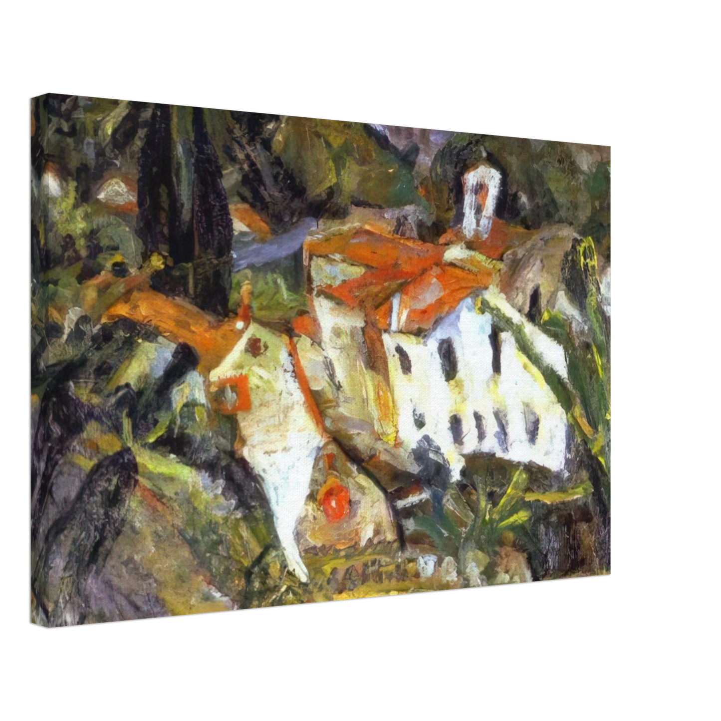 Chaim Soutine - CERET LANSCAPE Canvas - 40x60 cm / 16x24 inches-canvas