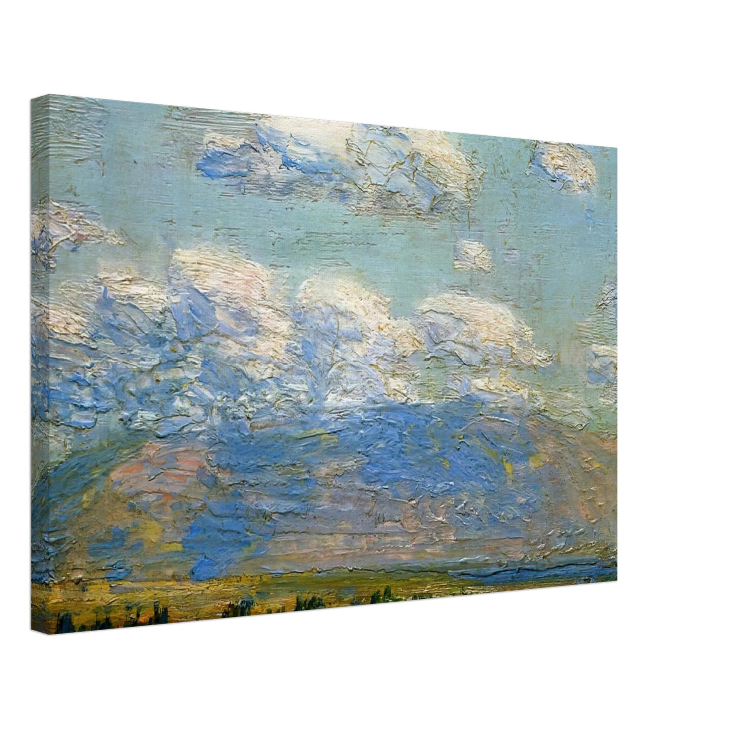Childe Hassam - Mountain Home, Idaho Canvas - 70x100 cm / 28x40 inches-canvas