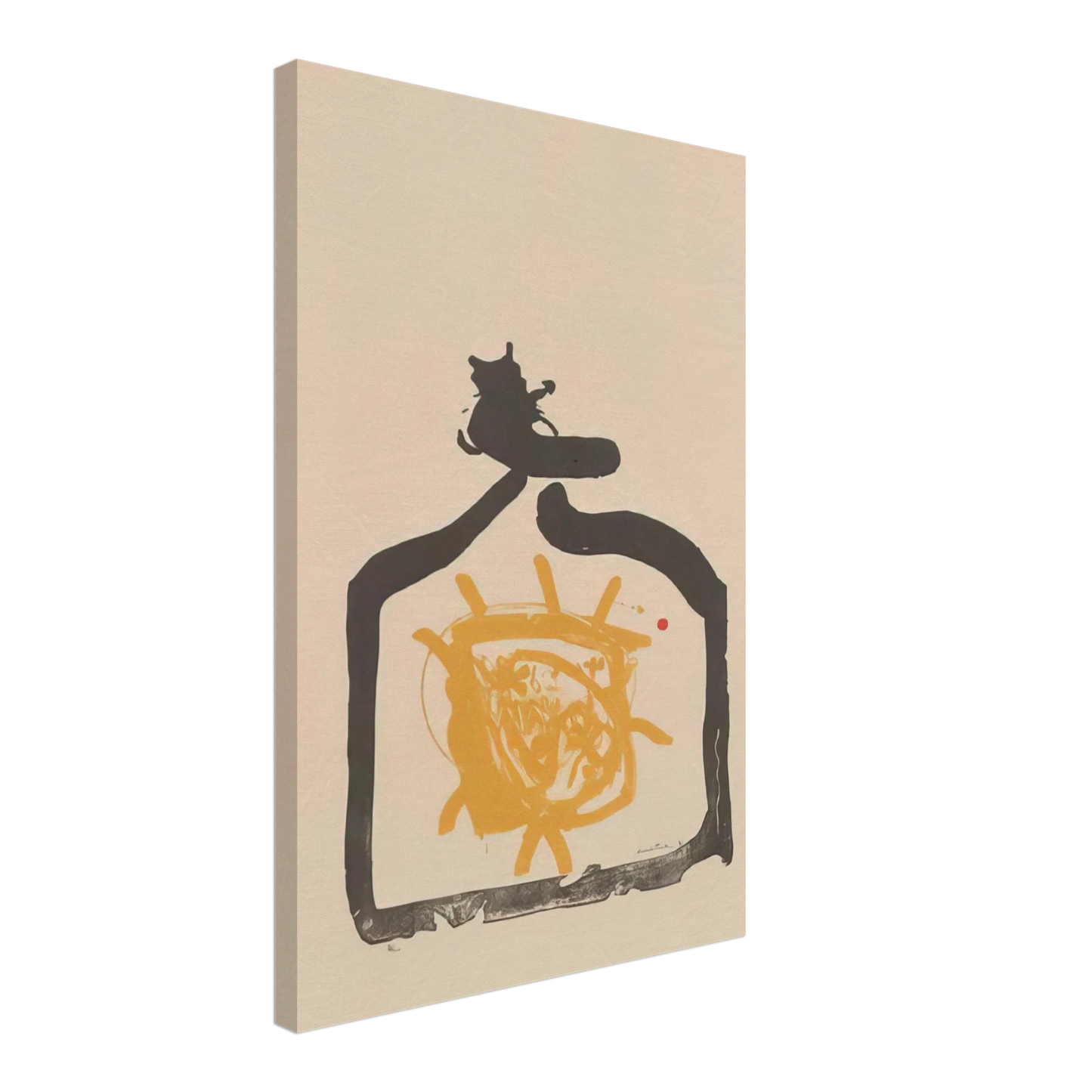 Helen Frankenthaler - May 26th Backwards - 1961 Canvas - 70x100 cm / 28x40 inches-canvas