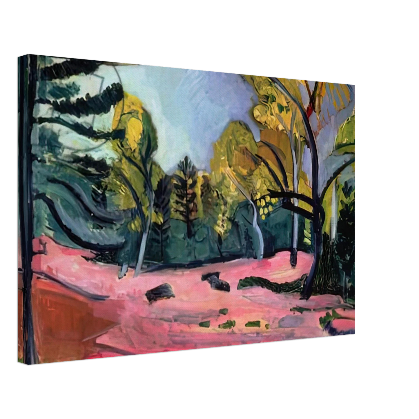 Henri Matisse - LANDSCAPE 1909 Canvas - 70x100 cm / 28x40 inches-canvas