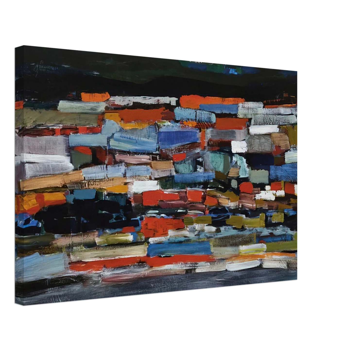 Tove Jansson - Town - 1965 Canvas - 70x100 cm / 28x40 inches-canvas