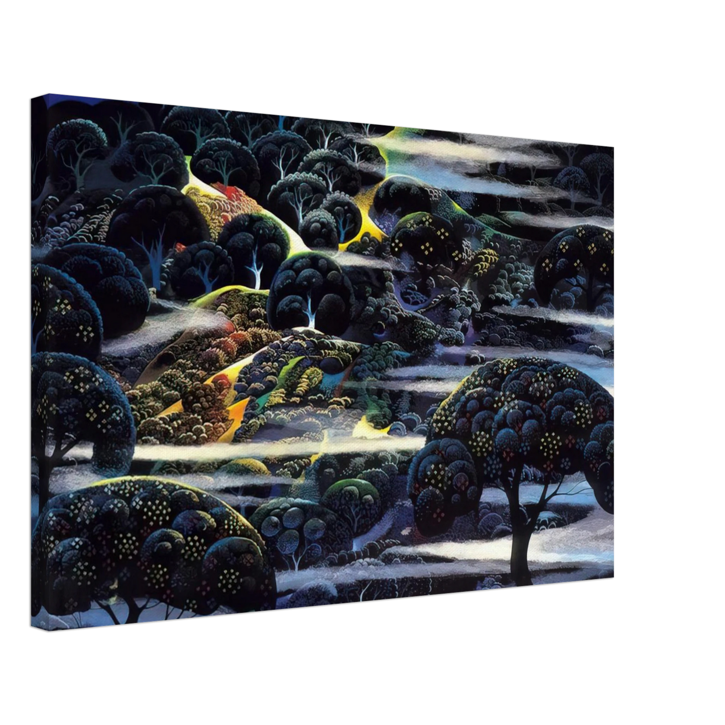 Eyvind Earle - Garden of Eden Canvas - 70x100 cm / 28x40 inches-canvas