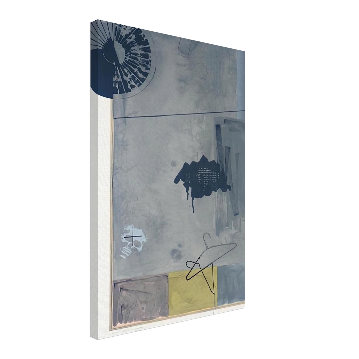 Jasper Johns - EVIAN Canvas - 70x100 cm / 28x40 inches-canvas