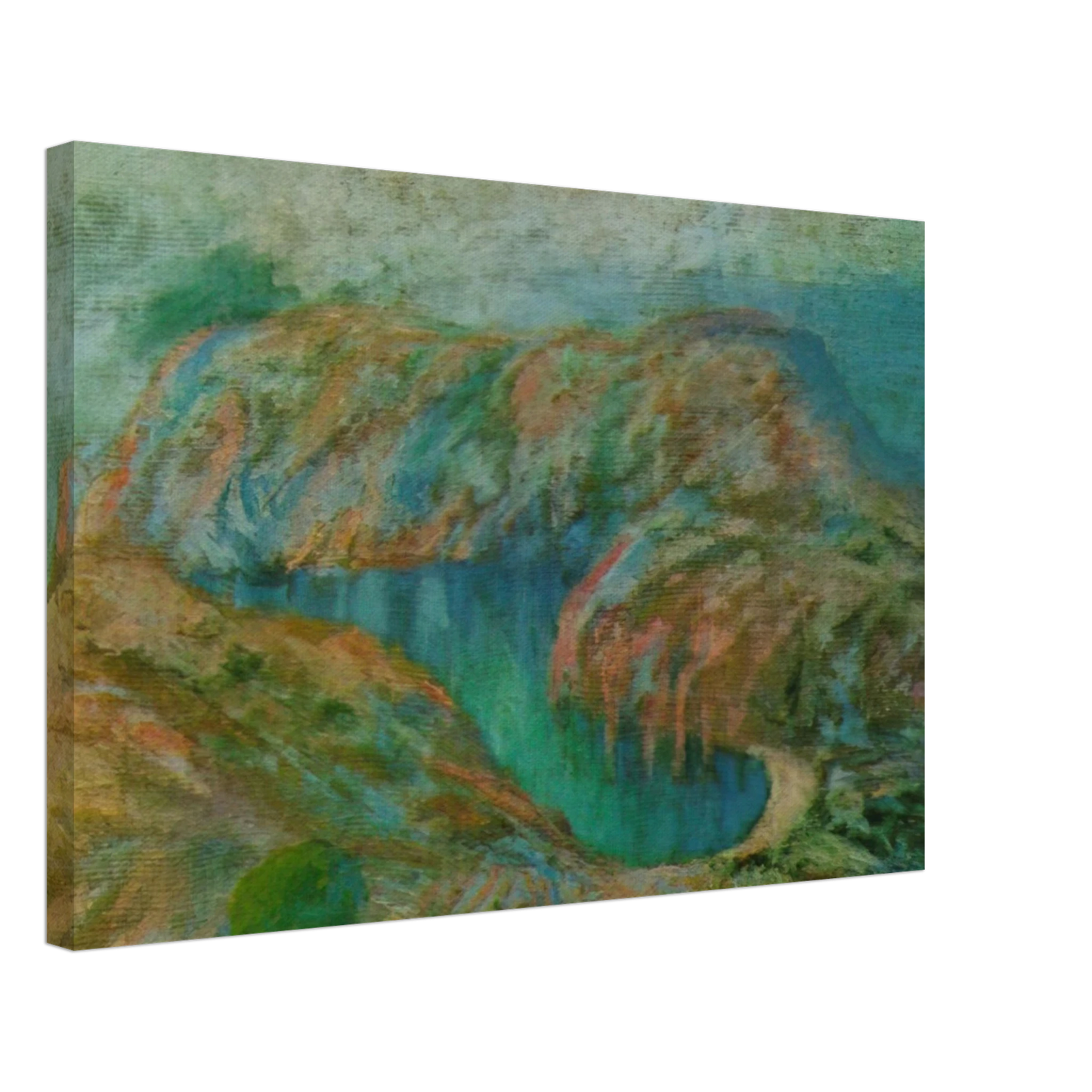 Salvador Dali - CALANQUE JONCULS CADAQUES Canvas - 70x100 cm / 28x40 inches-canvas