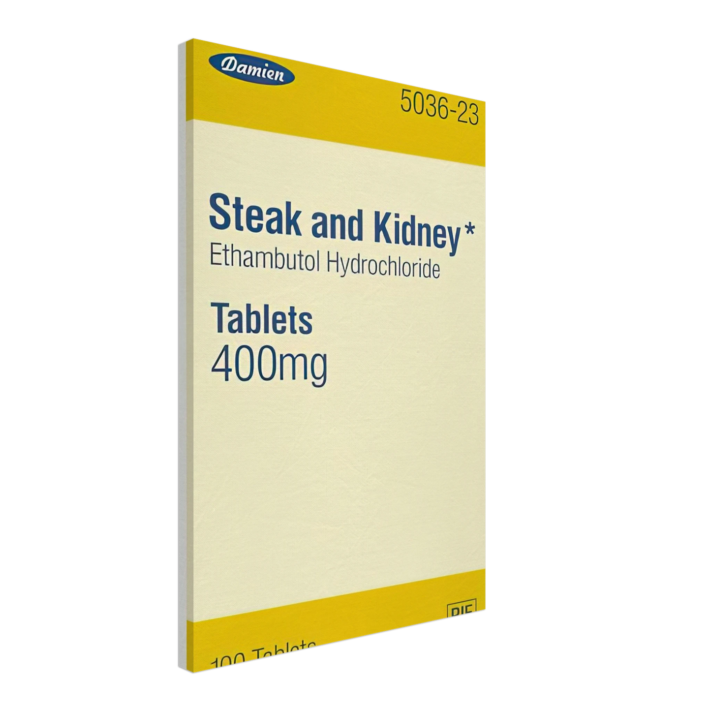 Damien Hirst - STEAK AND KIDNEY 1999 Canvas - 70x100 cm / 28x40 inches-canvas