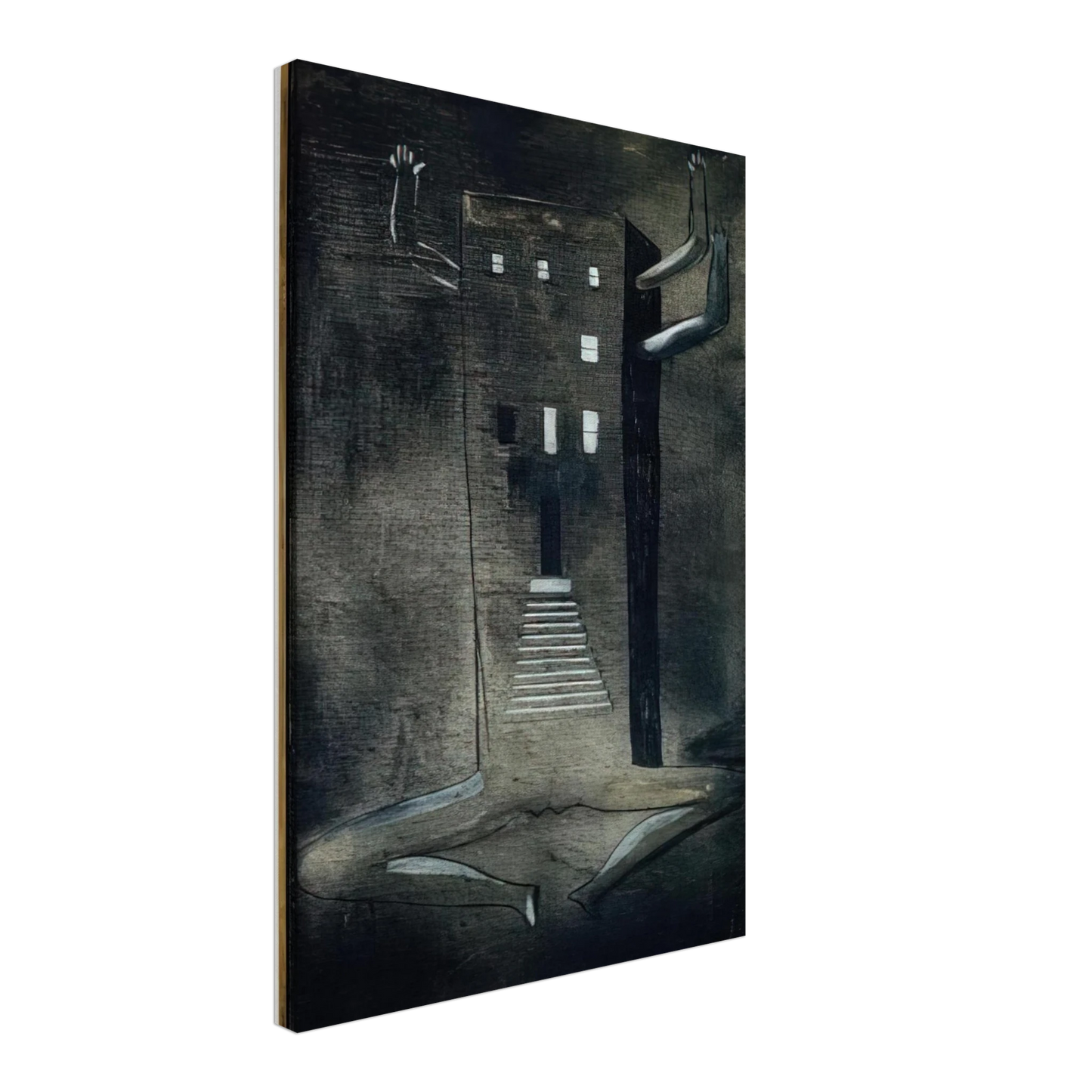 Louise Bourgeois - FEMME MAISON 1947 0 Canvas - 70x100 cm / 28x40 inches-canvas