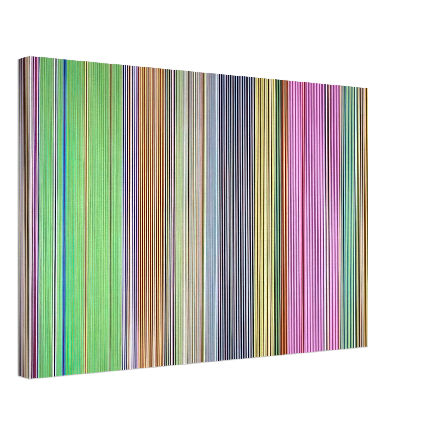 Gene Davis - Raspberry Icicle - 1967 Canvas - 70x100 cm / 28x40 inches-canvas
