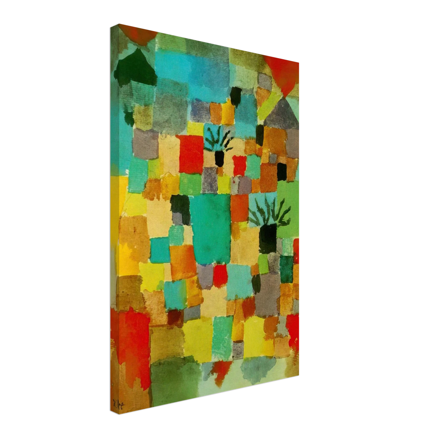 Paul Klee - SOUTHERN TUNISIAN GARDENS 1919 Canvas - 40x60 cm / 16x24 inches-canvas