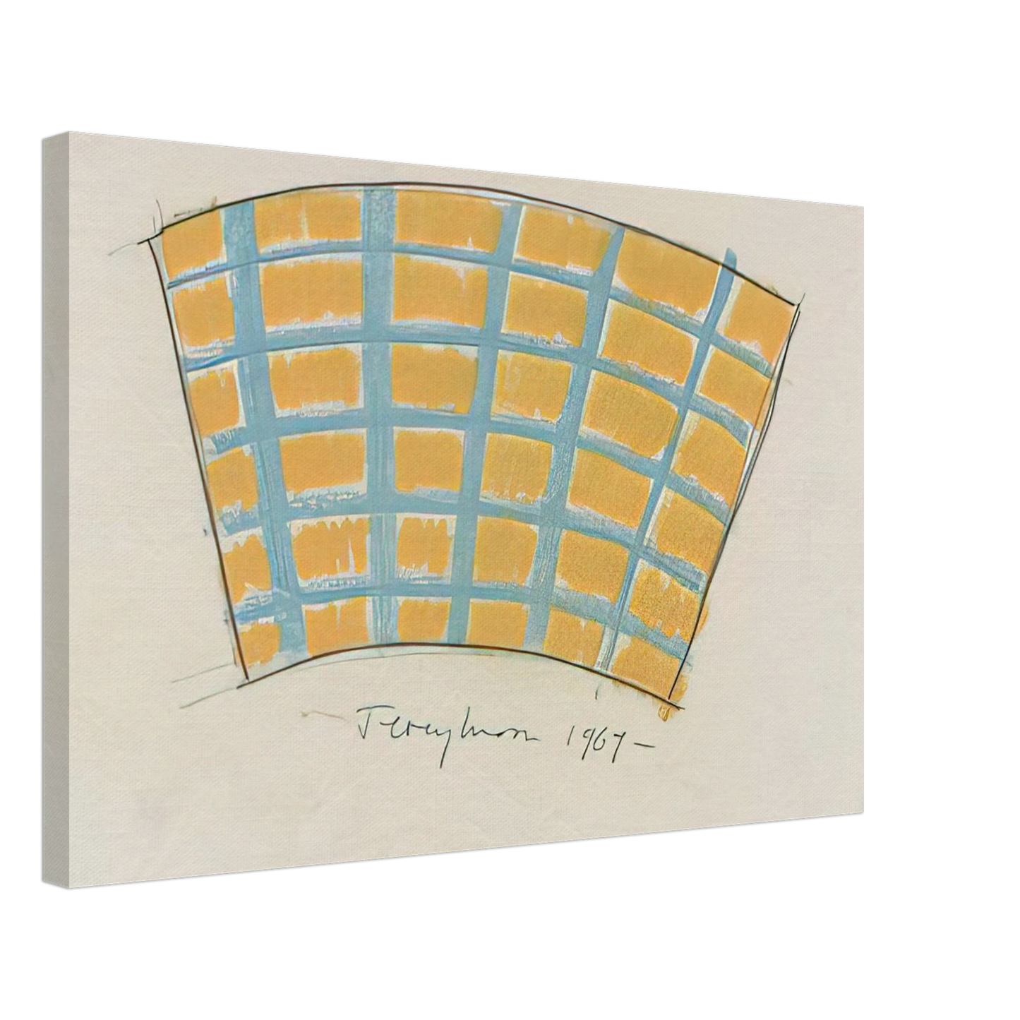 Jeremy Moon - Untitled - 1969 Canvas - 70x100 cm / 28x40 inches-canvas