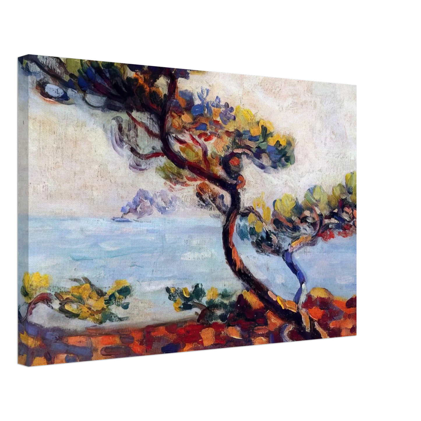 Armand Guillaumin - Dans le Midi - 1910 Canvas - 40x60 cm / 16x24 inches-canvas