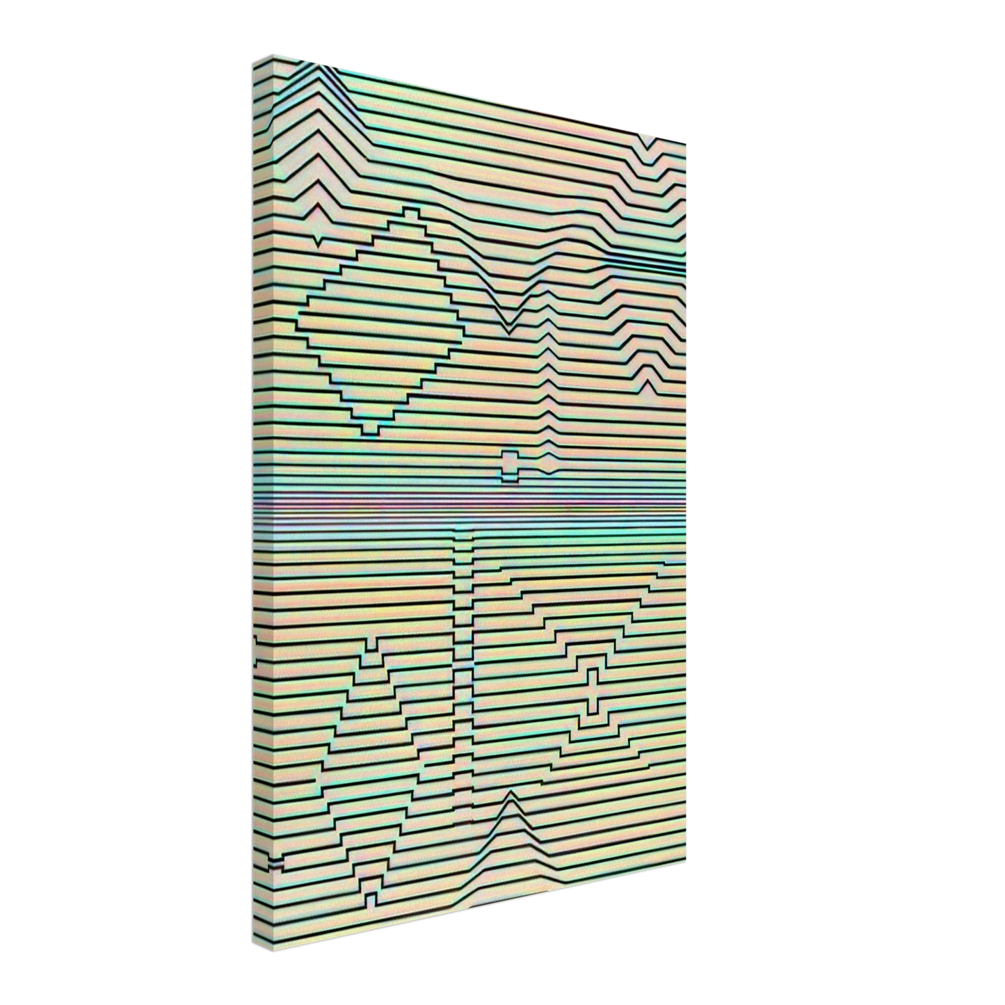 Victor Vasarely - Birth Canvas - 70x100 cm / 28x40 inches-canvas