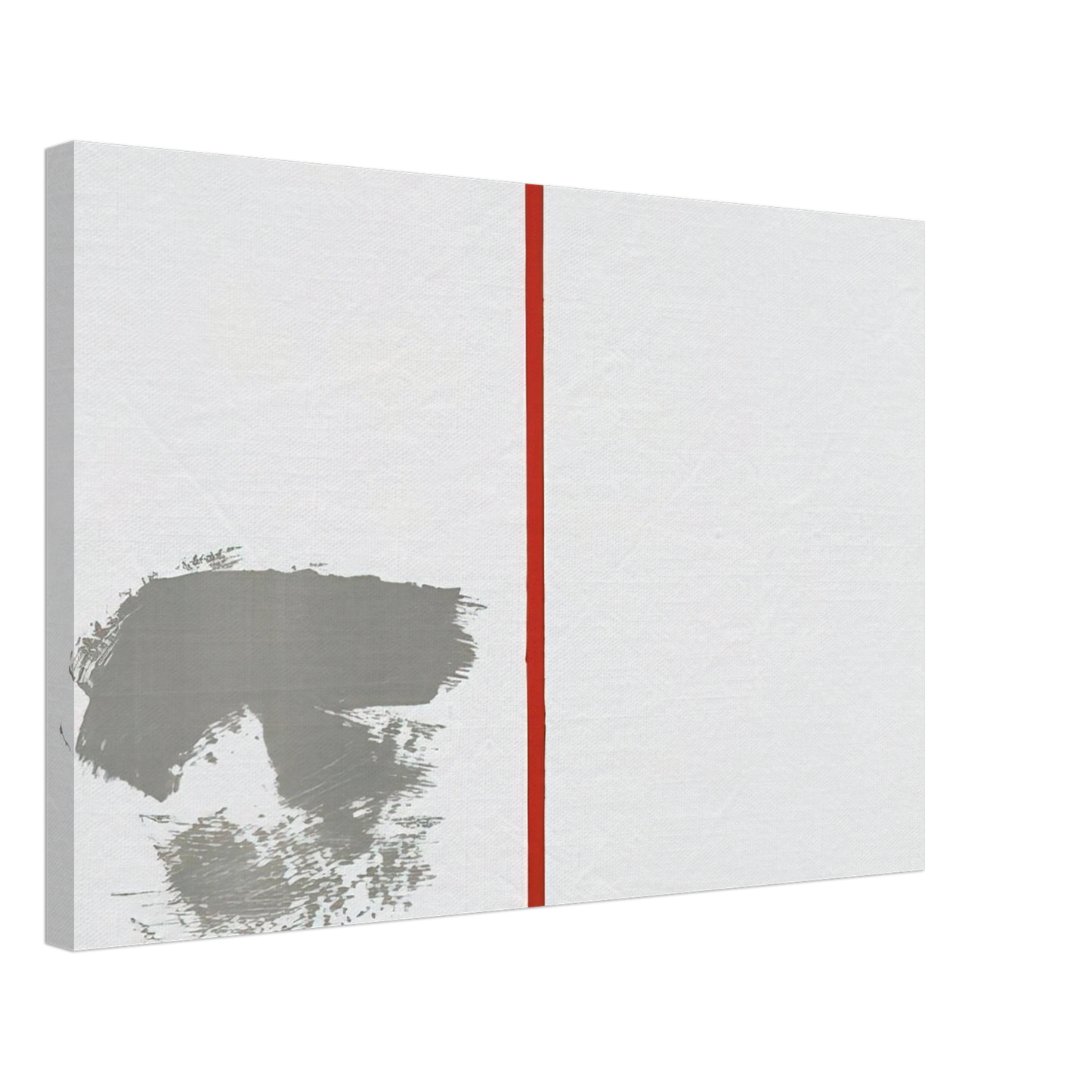 Blinky Palermo - OHNE TITEL MIT ROTEM STRICH 1970 Canvas - 70x100 cm / 28x40 inches-canvas