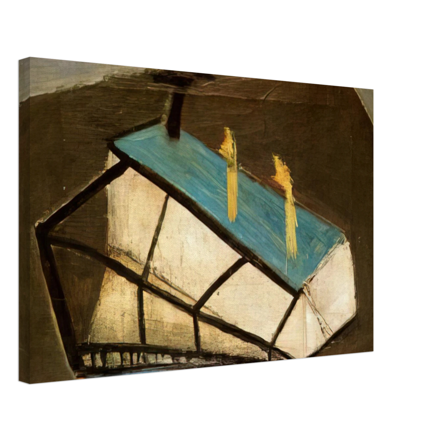 Maria Helena Vieira da Silva - Cedar - 1932 Canvas - 40x60 cm / 16x24 inches-canvas