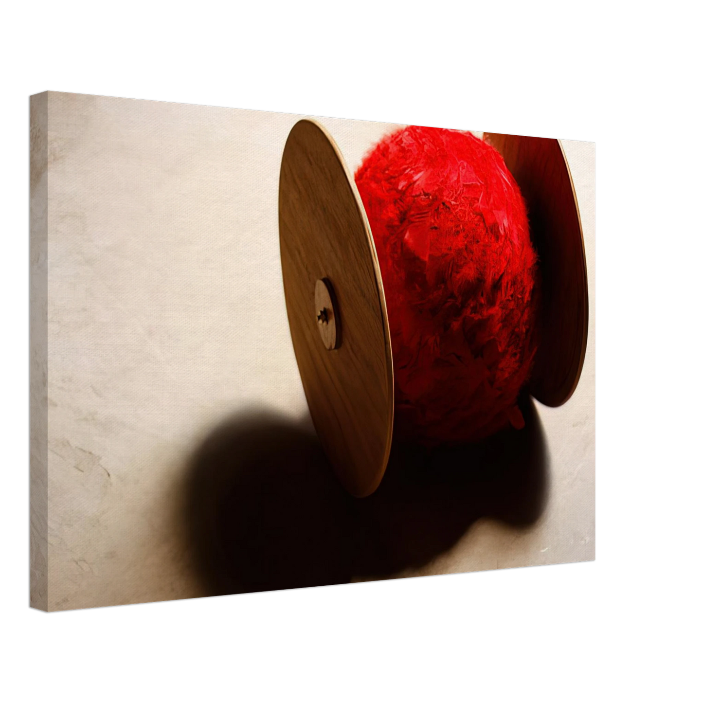 Lygia Pape - Wheels with ball - 2001 Canvas - 40x60 cm / 16x24 inches-canvas