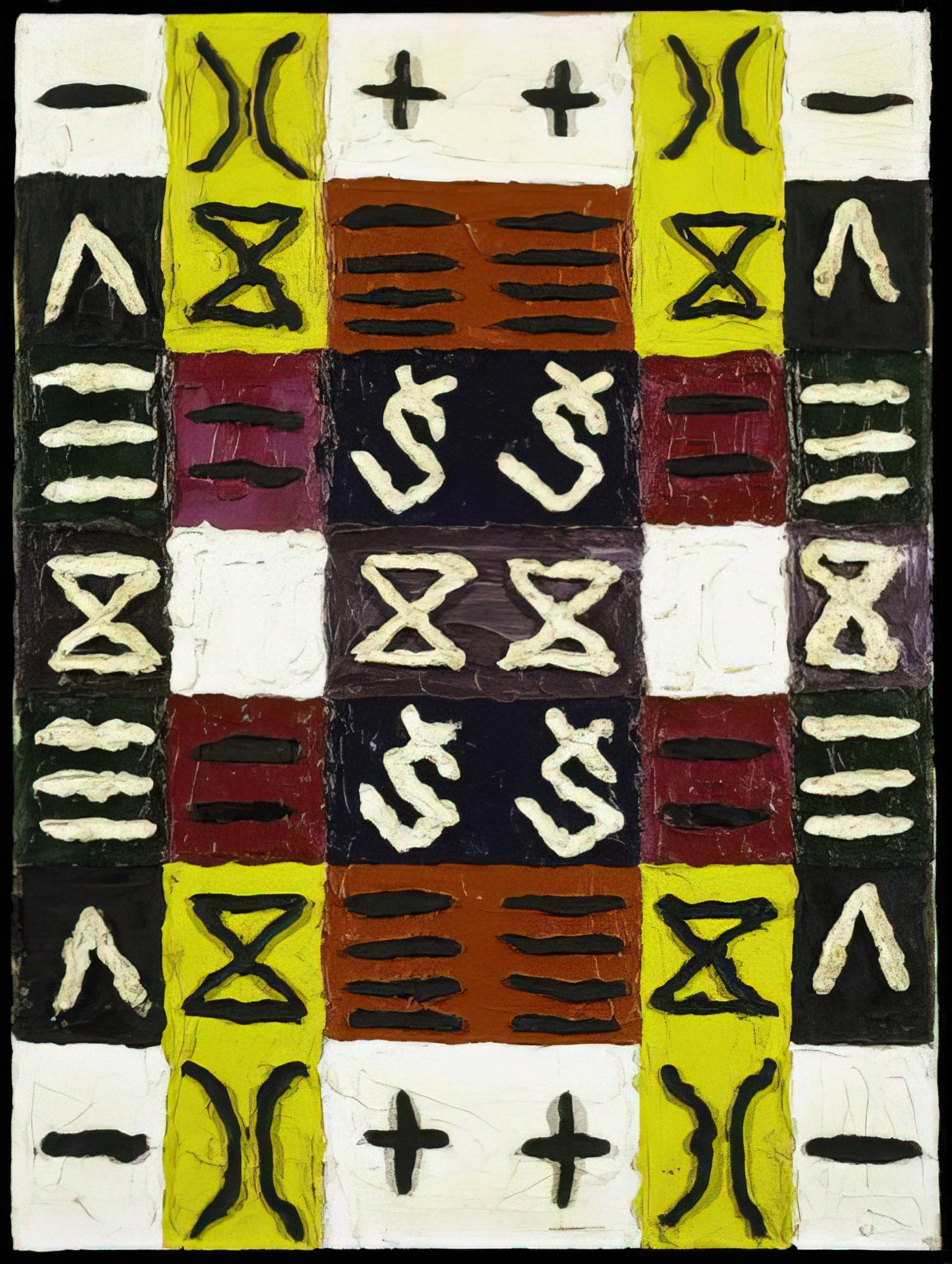 Alfred Jensen Canvas Collection