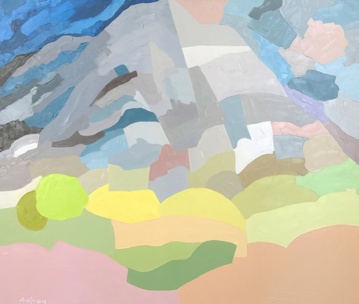 Etel Adnan Canvas Collection