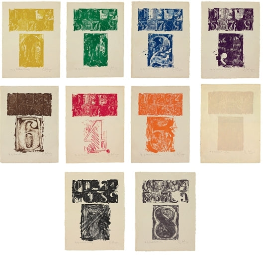 Jasper Johns Canvas Collection