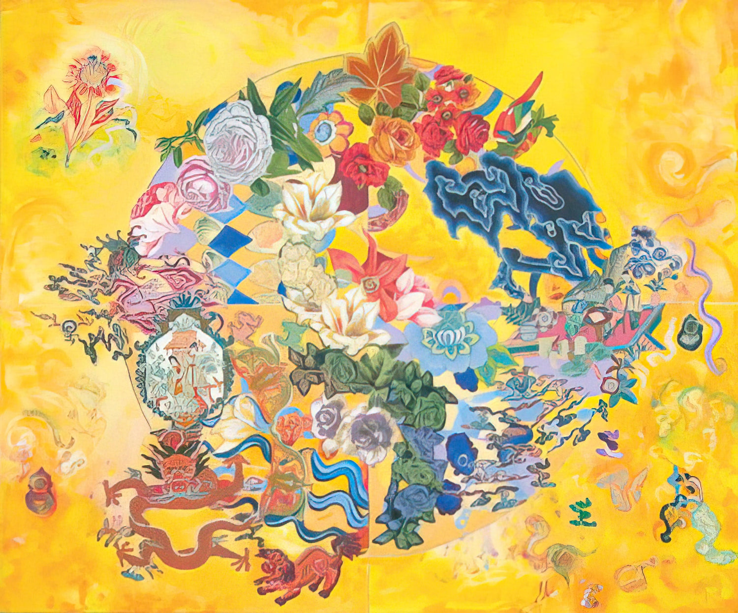 Miriam Schapiro Canvas Collection