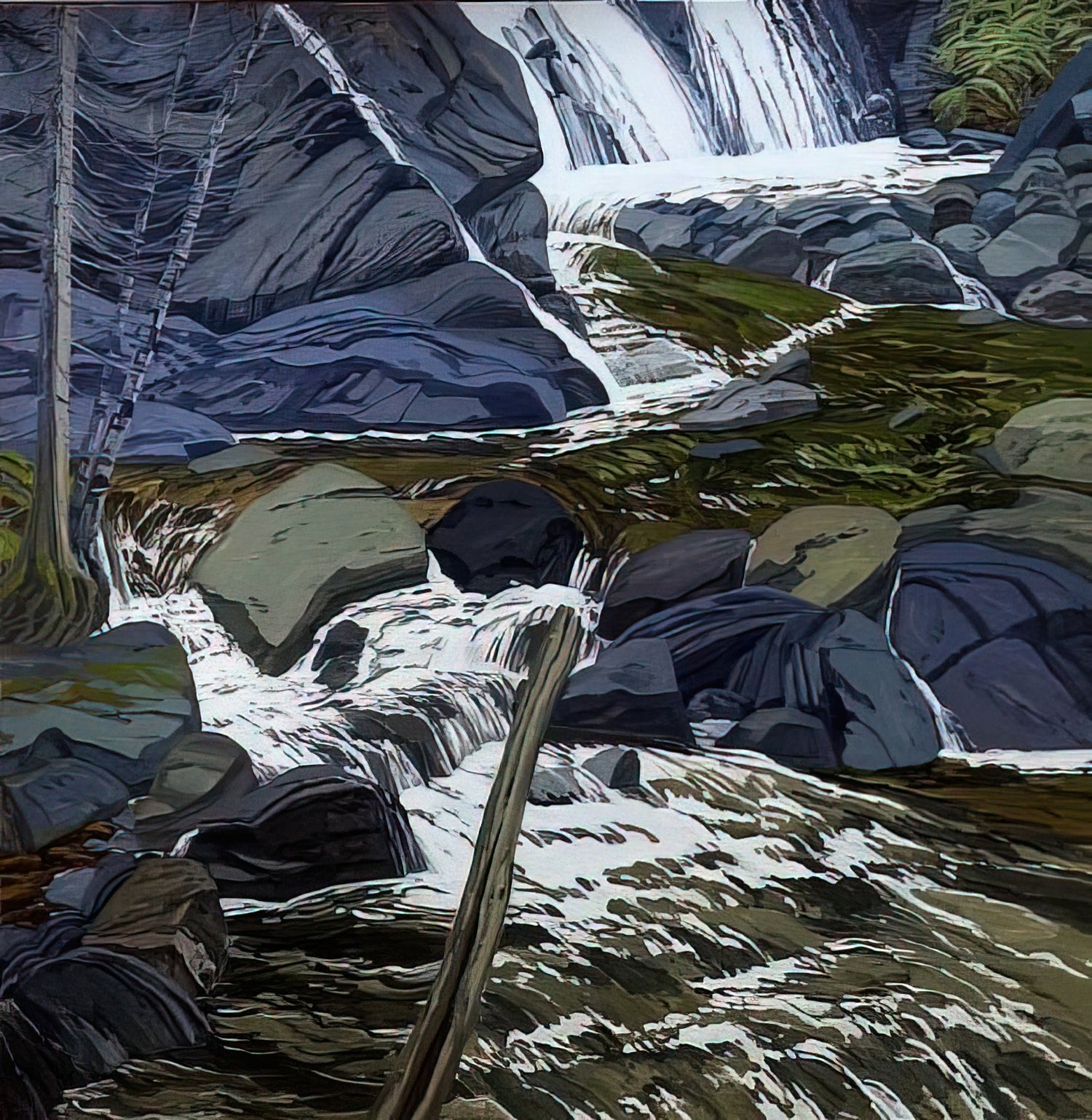 Neil Welliver Canvas Collection