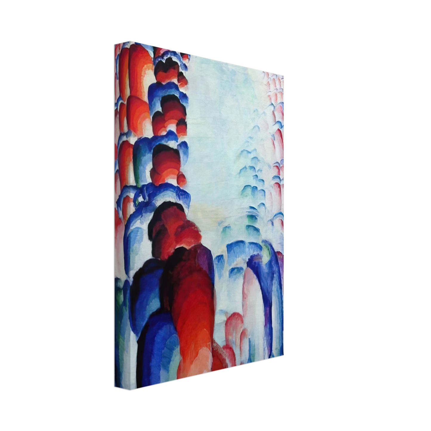 Frantisek Kupka - Hindu Motif, or Graduated Red Canvas - 40x60 cm / 16x24 inches-canvas