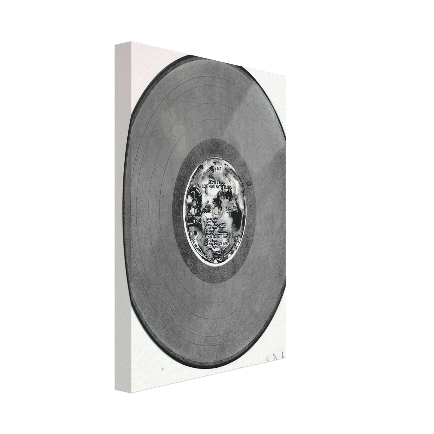 Jasper Johns - SCOTT FAGAN RECORD 1970 Canvas - 40x60 cm / 16x24 inches-canvas