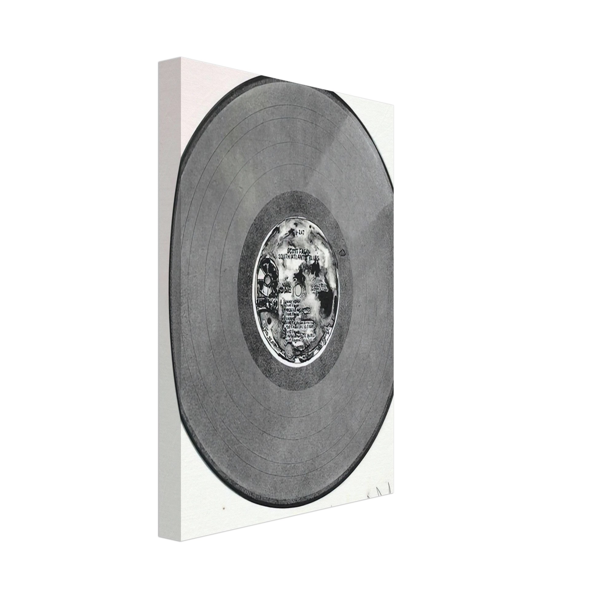 Jasper Johns - SCOTT FAGAN RECORD 1970 Canvas - 40x60 cm / 16x24 inches-canvas