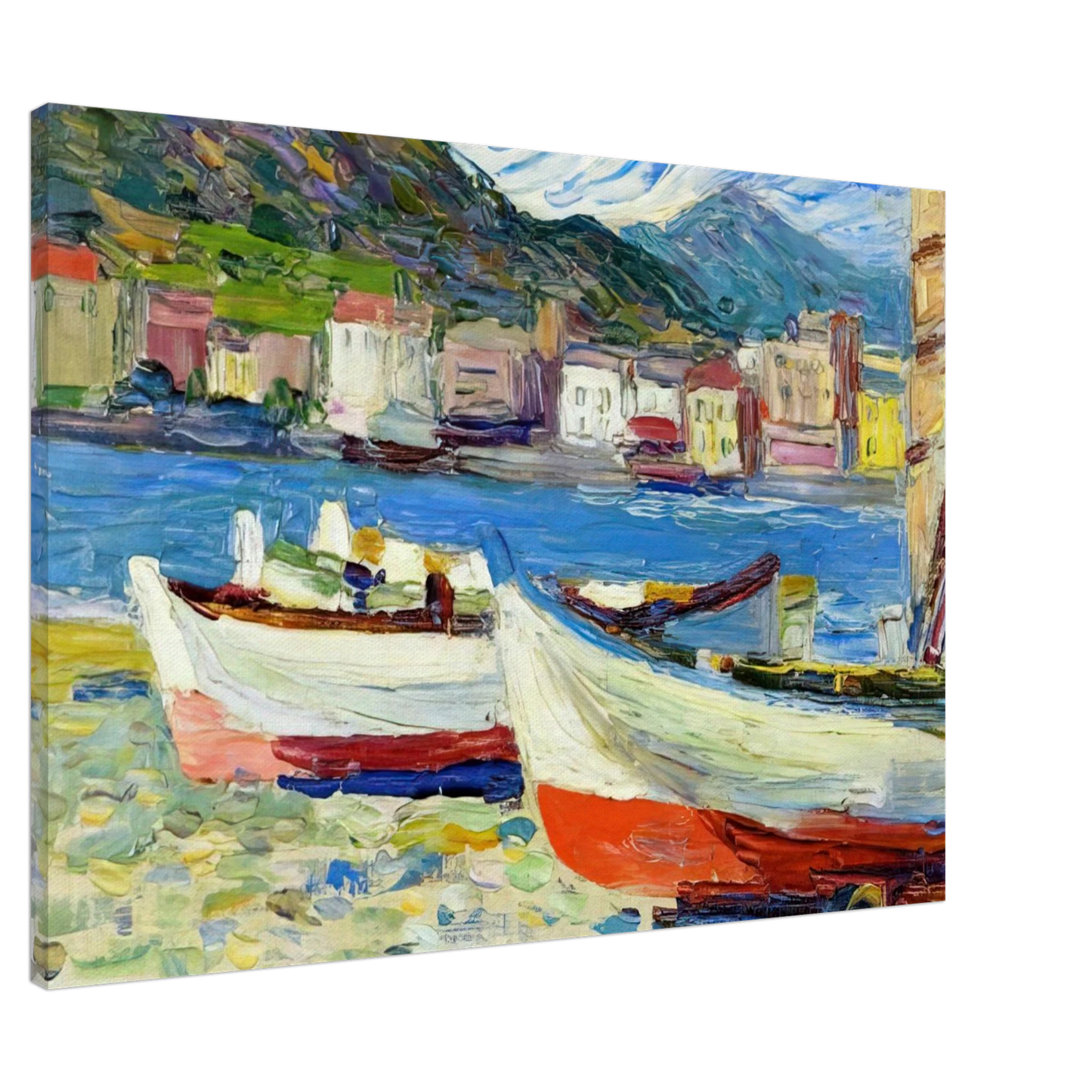 Wassily Kandinsky - RAPALLO BOATS Canvas - 20x30 cm / 8x12 inches-canvas