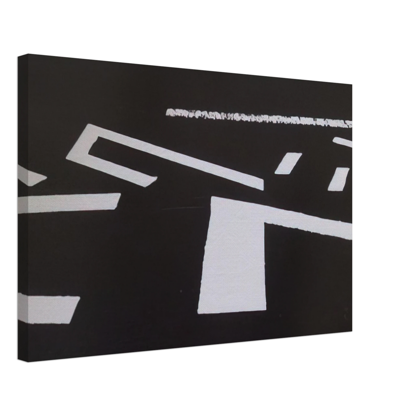 Nasreen Mohamedi - Untitled XVIII - 1981 Canvas - 70x100 cm / 28x40 inches-canvas