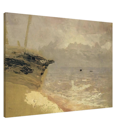 Arkhyp Kuindzhi - Sea. Gloomy Day Canvas - 20x30 cm / 8x12 inches-canvas