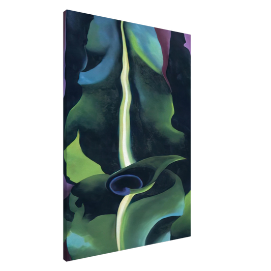 Georgia O'Keeffe - Corn, Dark I Canvas - 20x30 cm / 8x12 inches-canvas