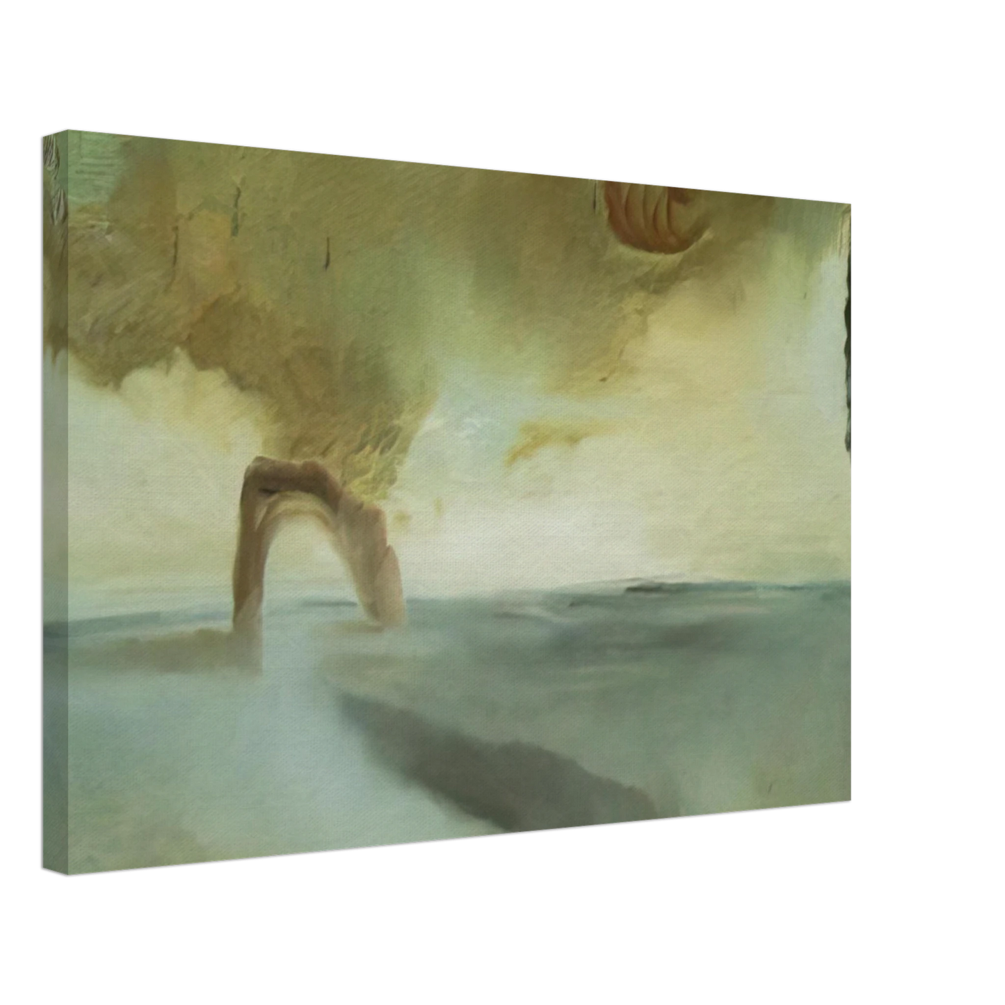 Salvador Dali - LANDSCAPE WITH ROCK IN THE SHAPE OF A TRIUMPHAL ARCH Canvas - 70x100 cm / 28x40 inches-canvas